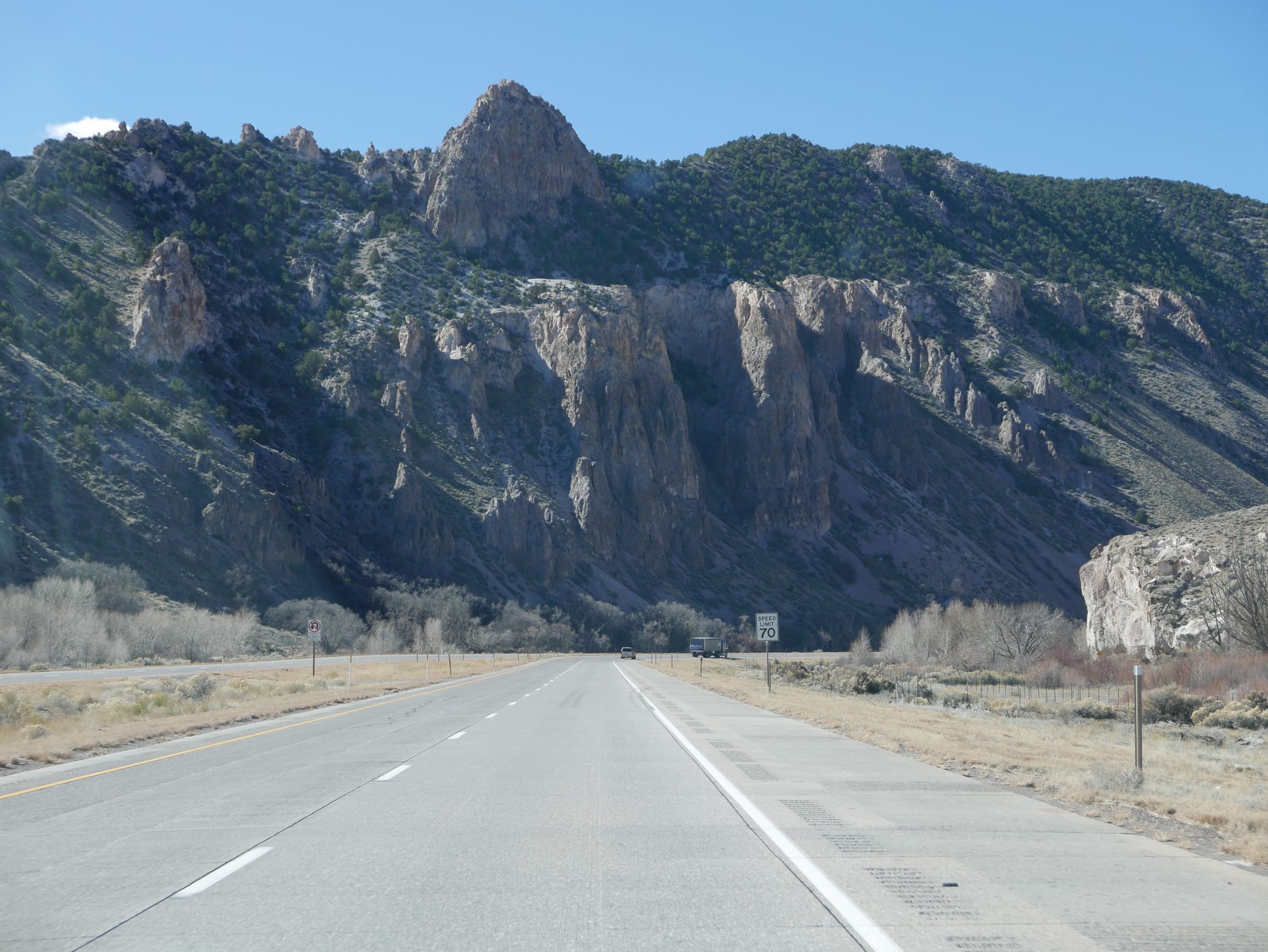 Photo by Author — driving from Park City to Zion National Park