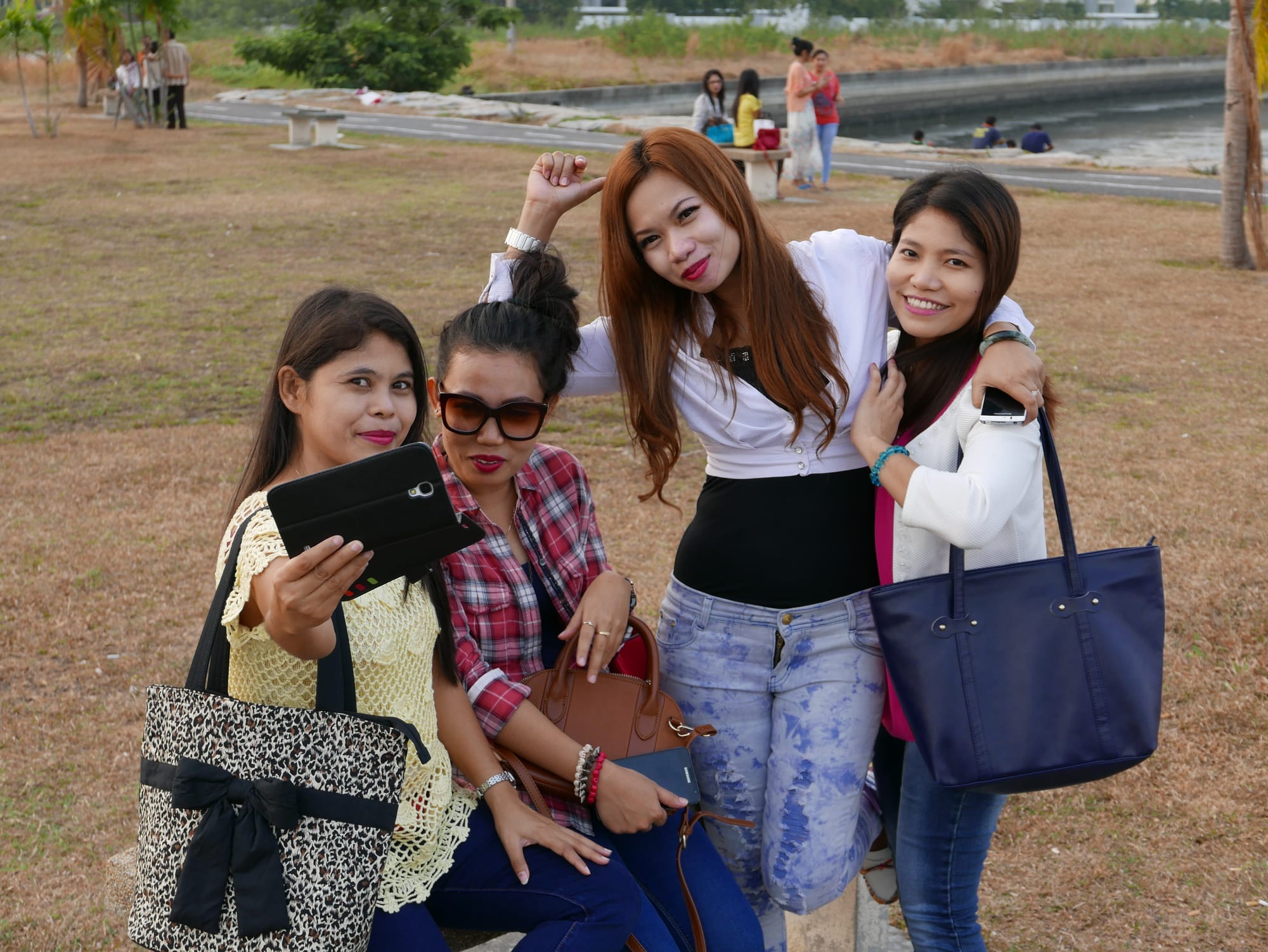 Photo by Author — selfie at the Queensbay Seaside, Bayan Lepas, Penang, Malaysia