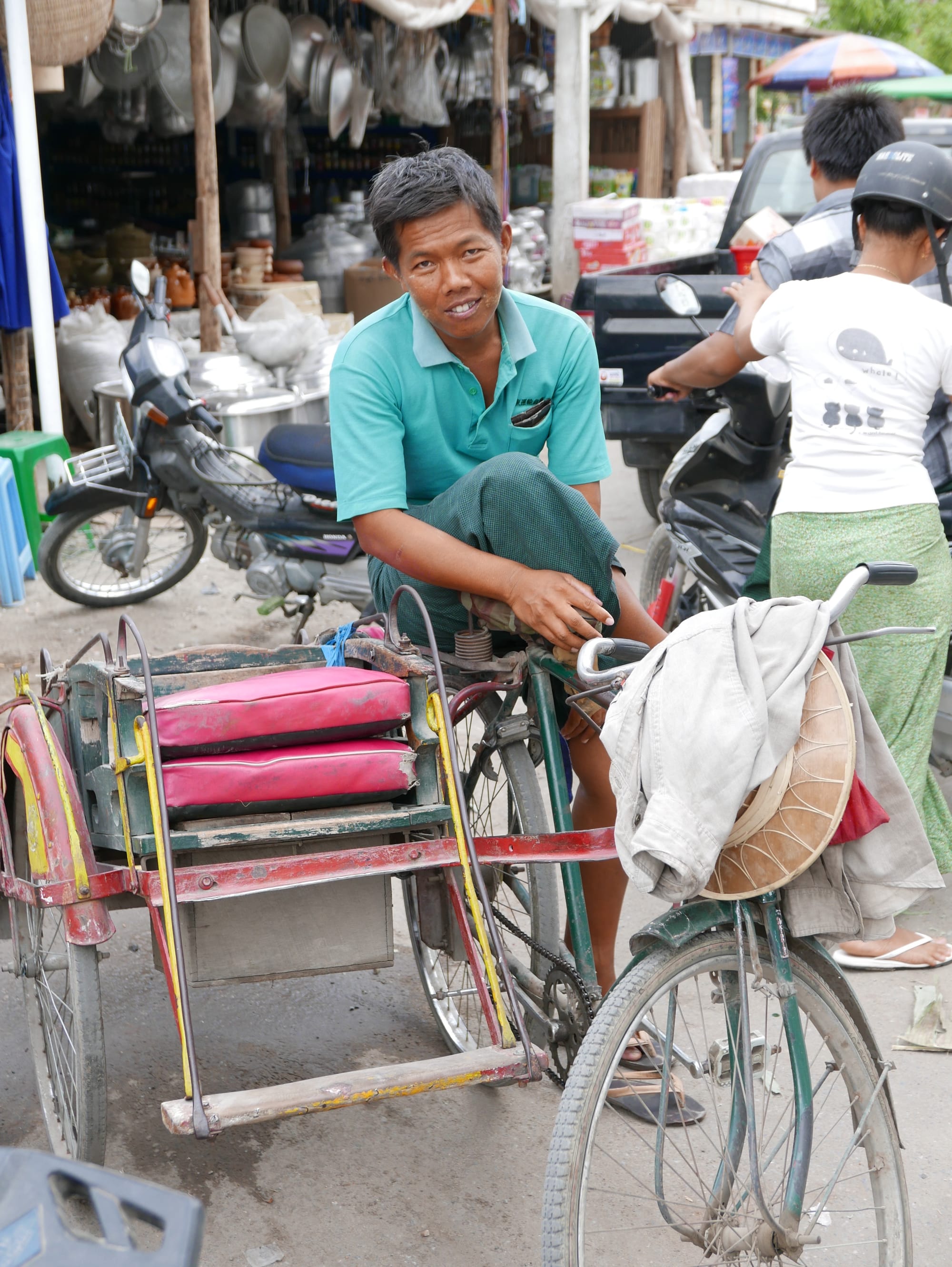 Photo by Author — local bike taxi