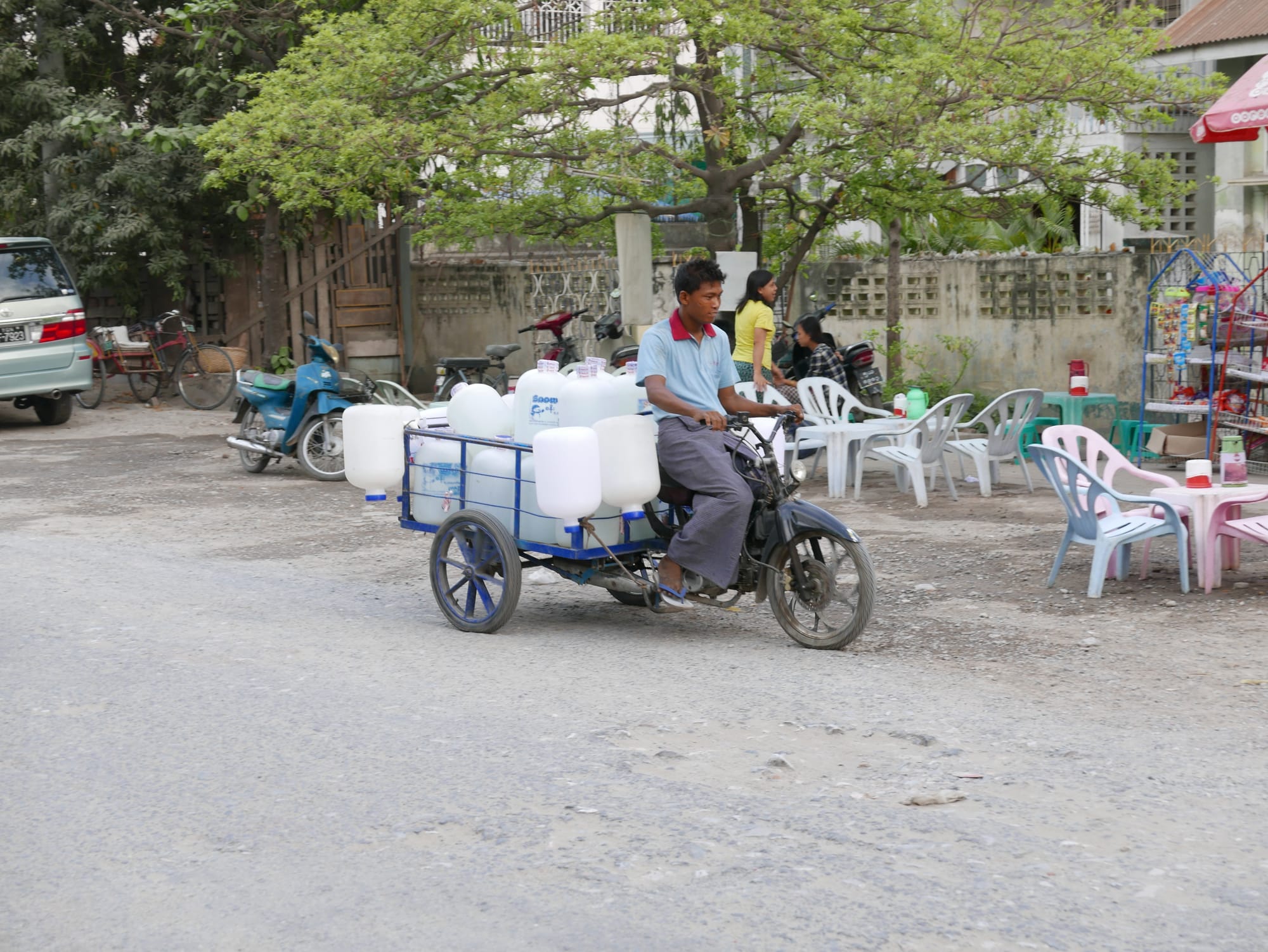 Photo by Author — that is one way to shift water