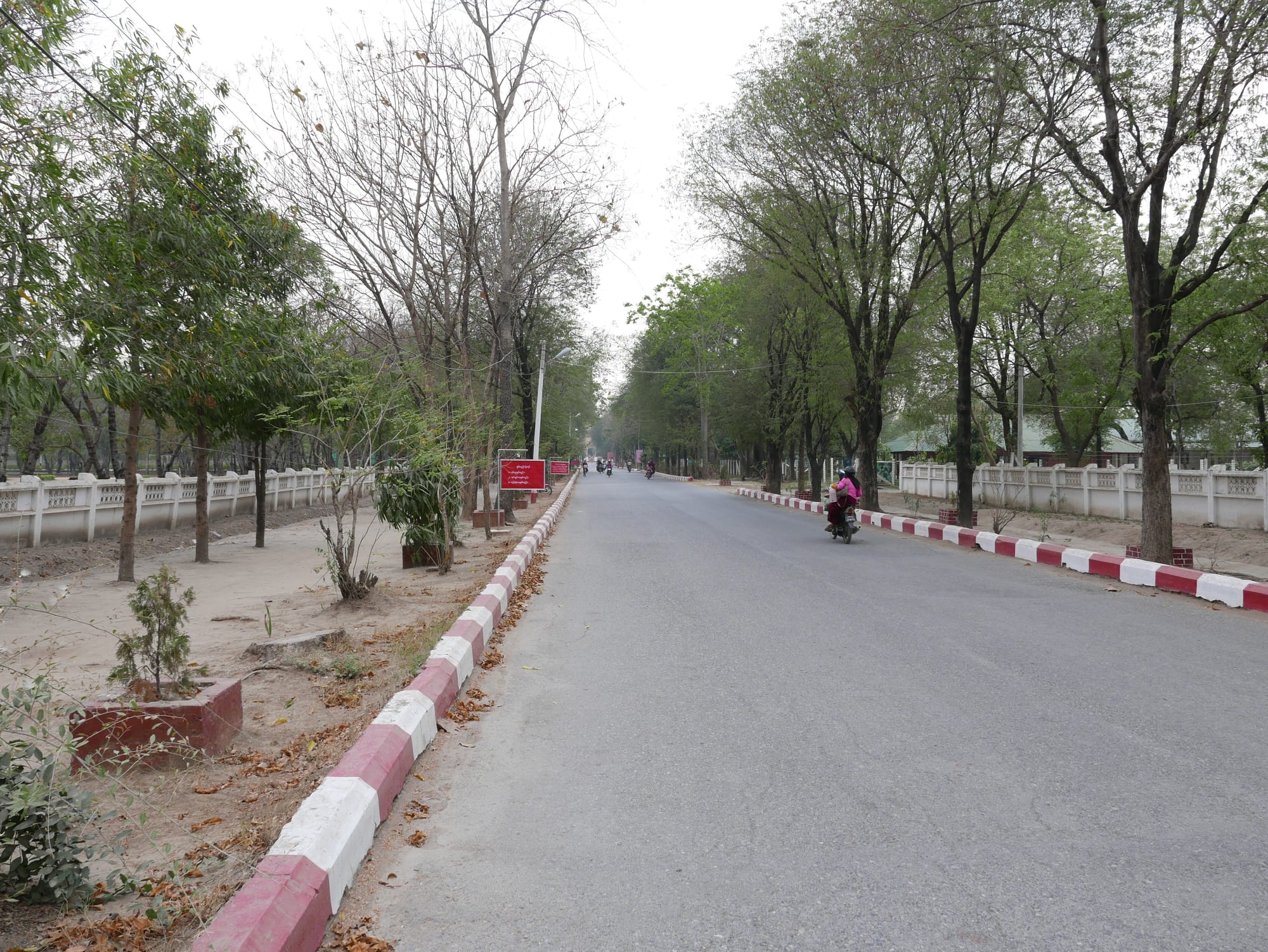 Photo by Author — the road inside the Mandalay Grand Royal Palace