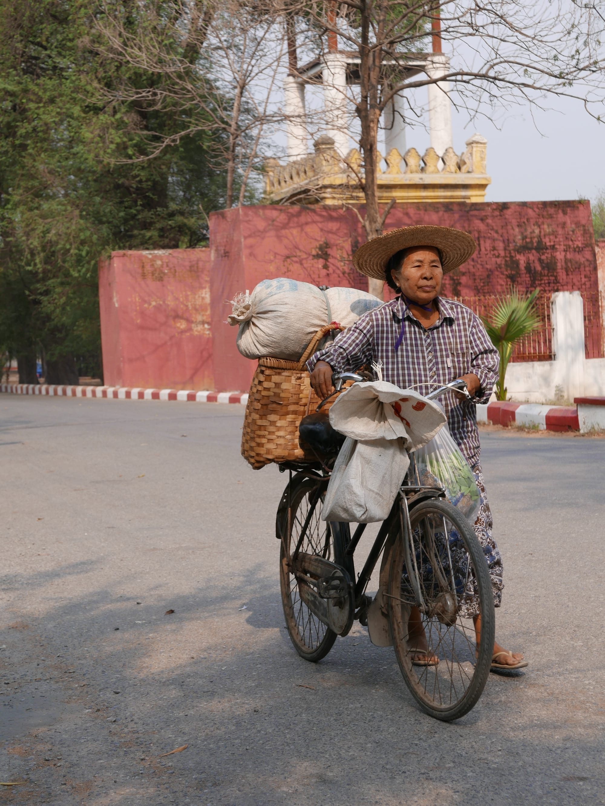 Photo by Author — great stacking on the bike