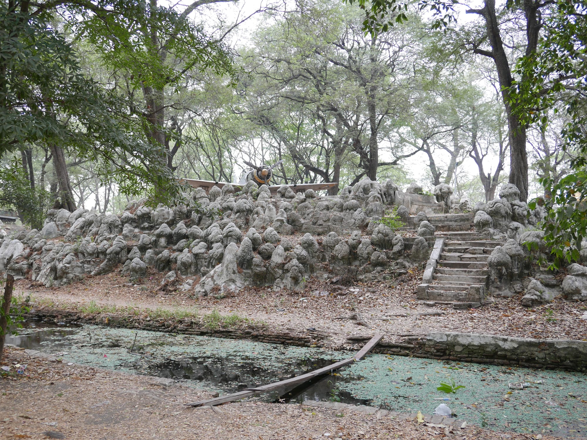 Photo by Author — memorial gardens around the palace