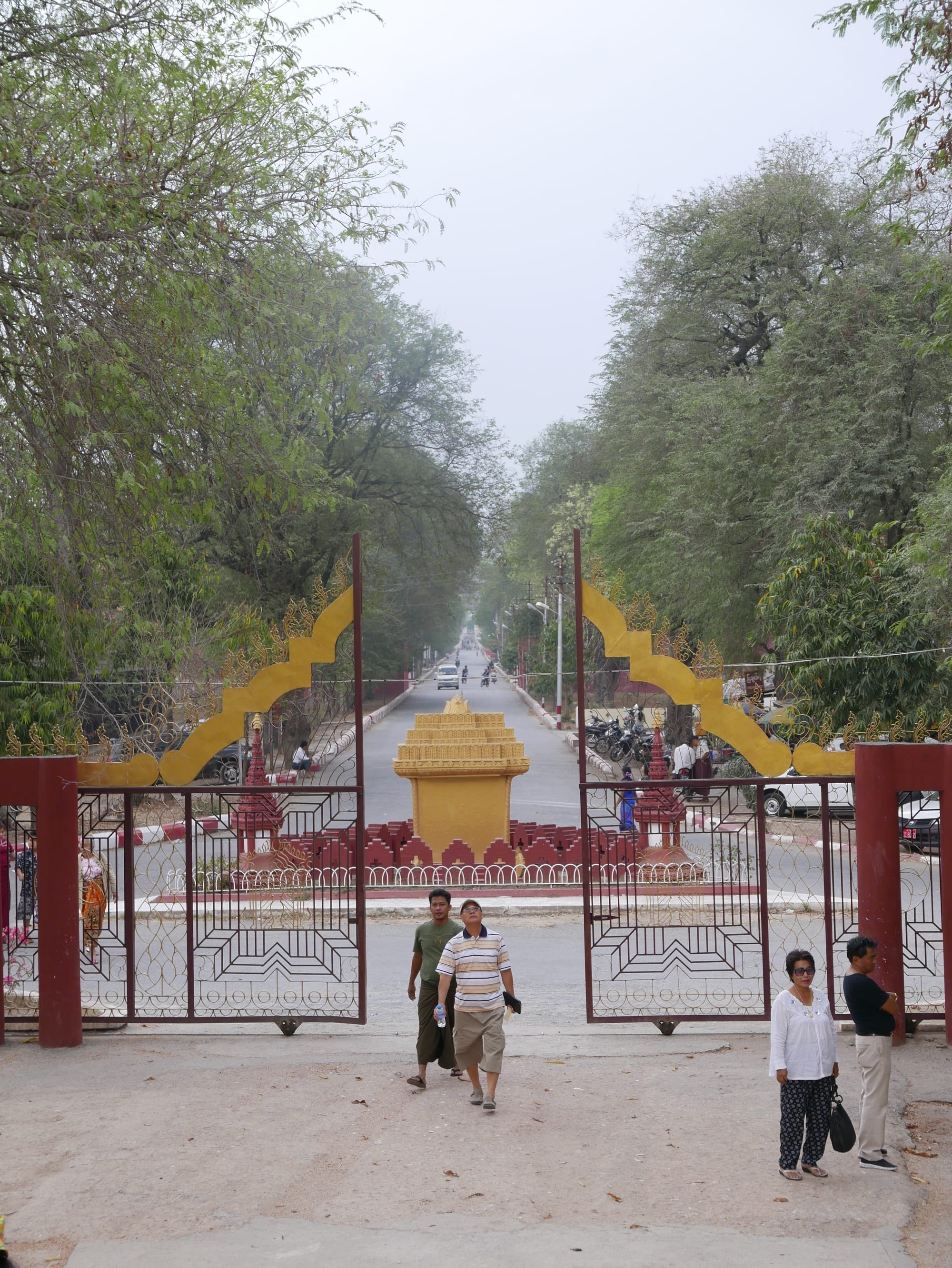 Photo by Author — the view from the palace back down to the entrance