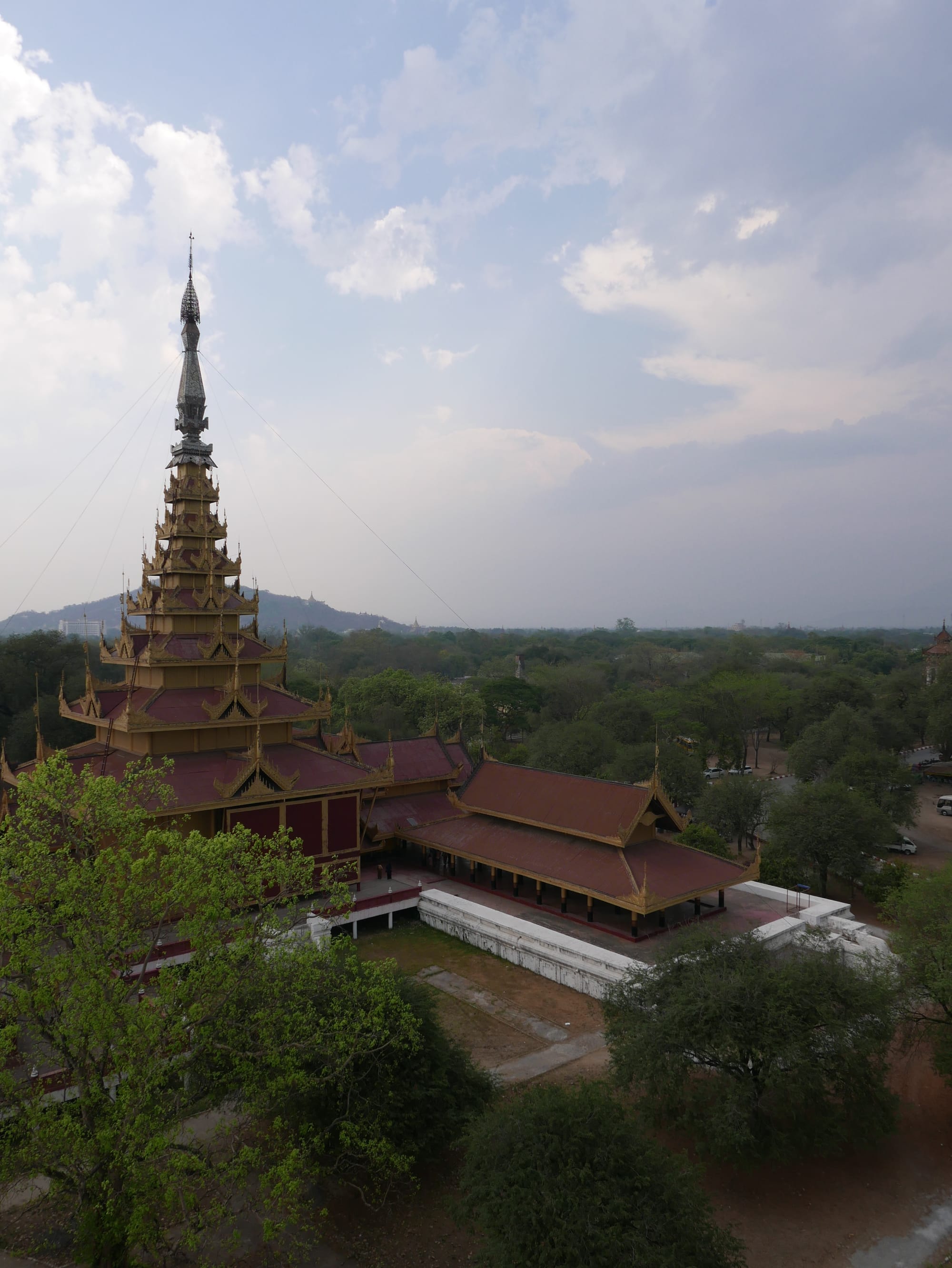 Photo by Author — a view of the palace complex from the watch tower