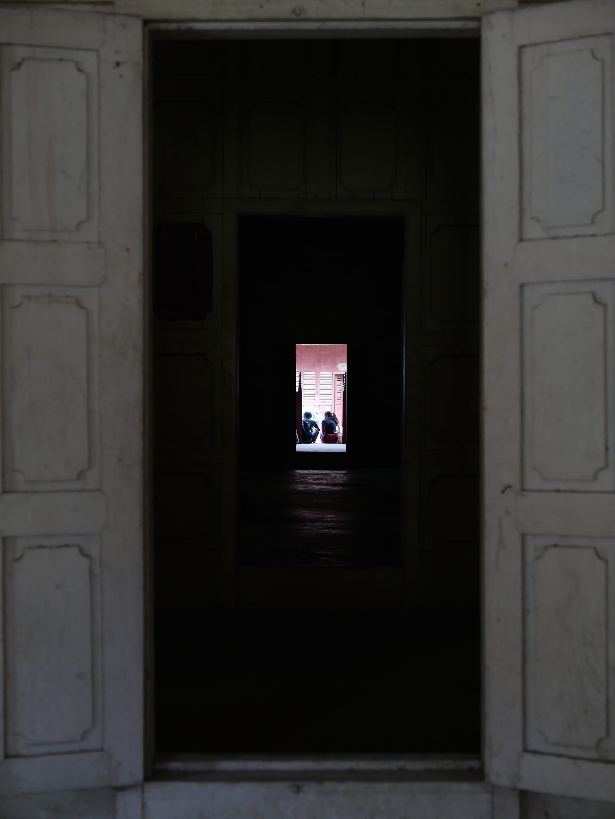 Photo by Author — one of the many long views in the palace