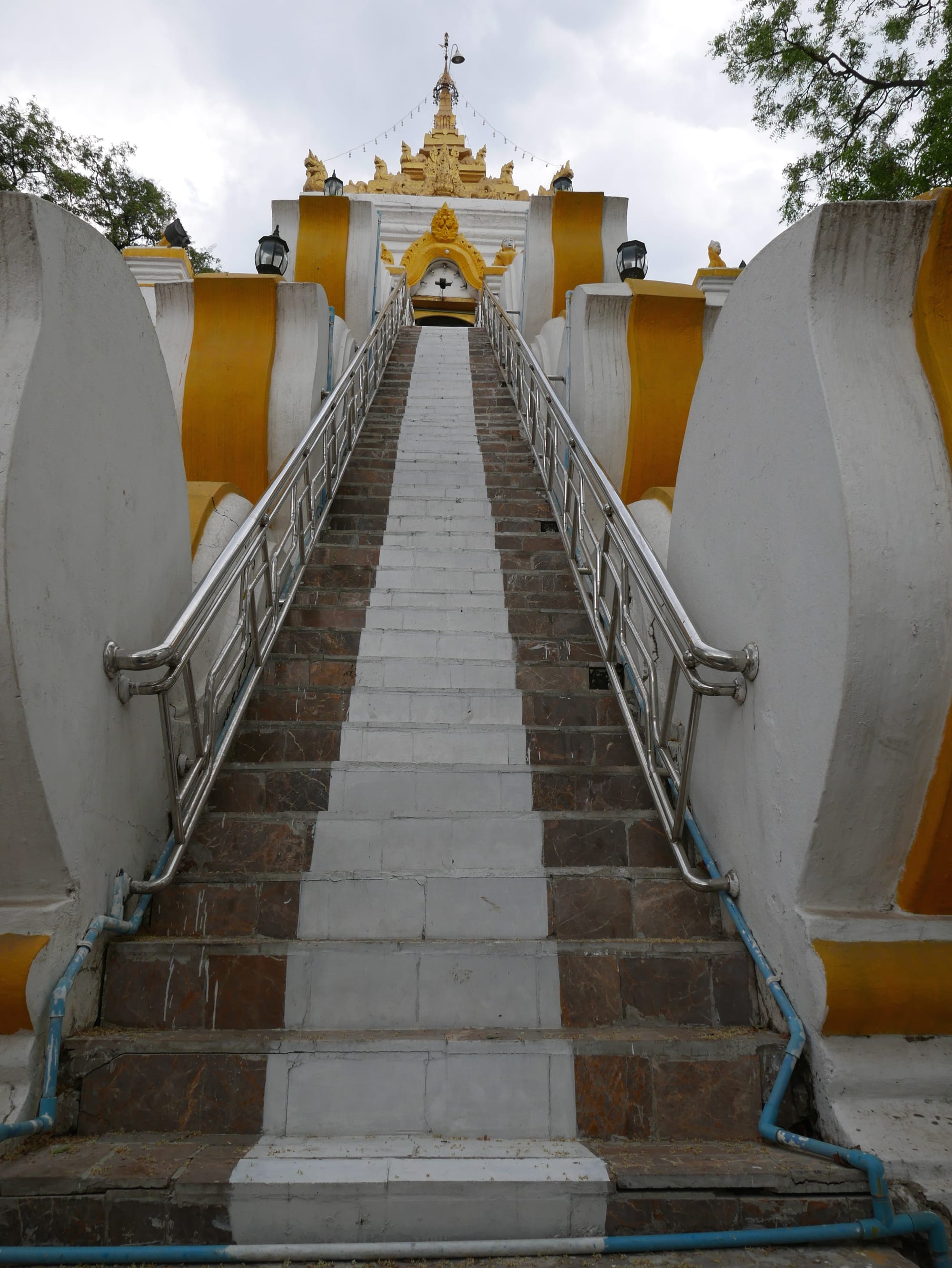 Photo by Author — long steps to the top