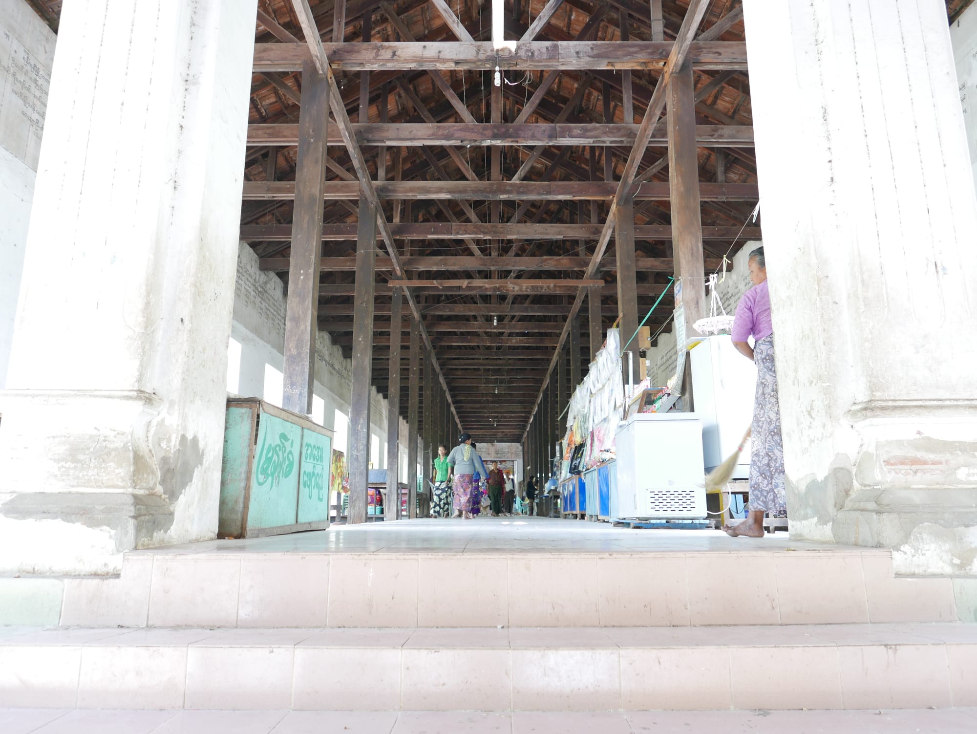Photo by Author — and we are off up Mandalay Hill