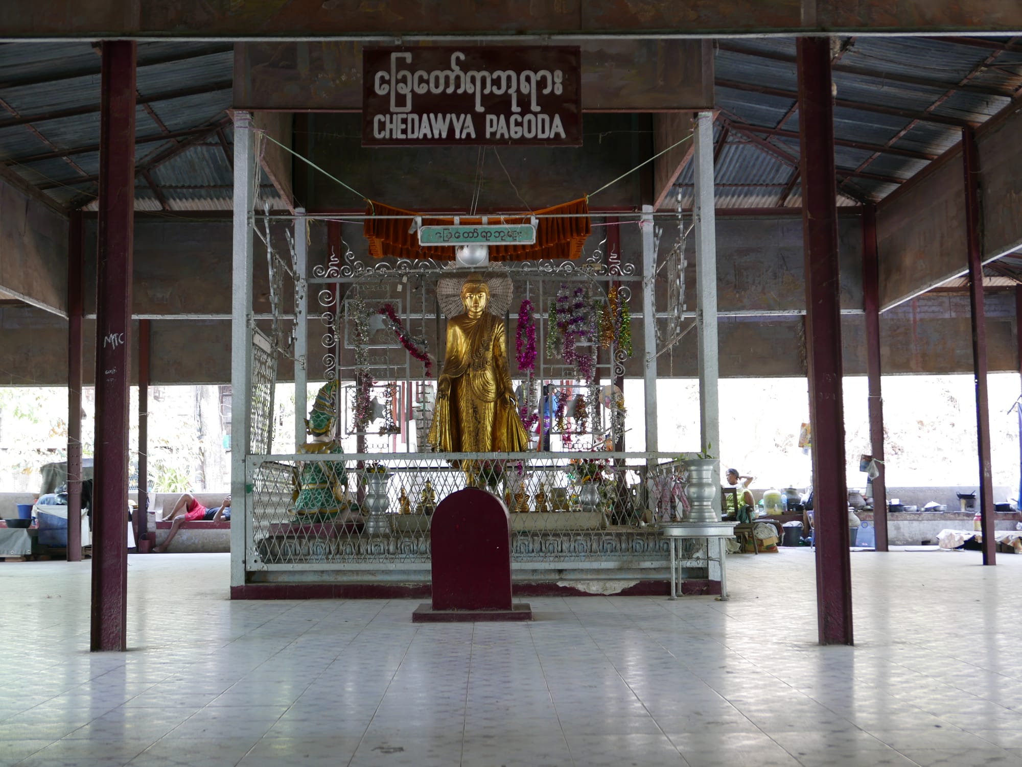 Photo by Author — a pagoda on my way up Mandalay Hill