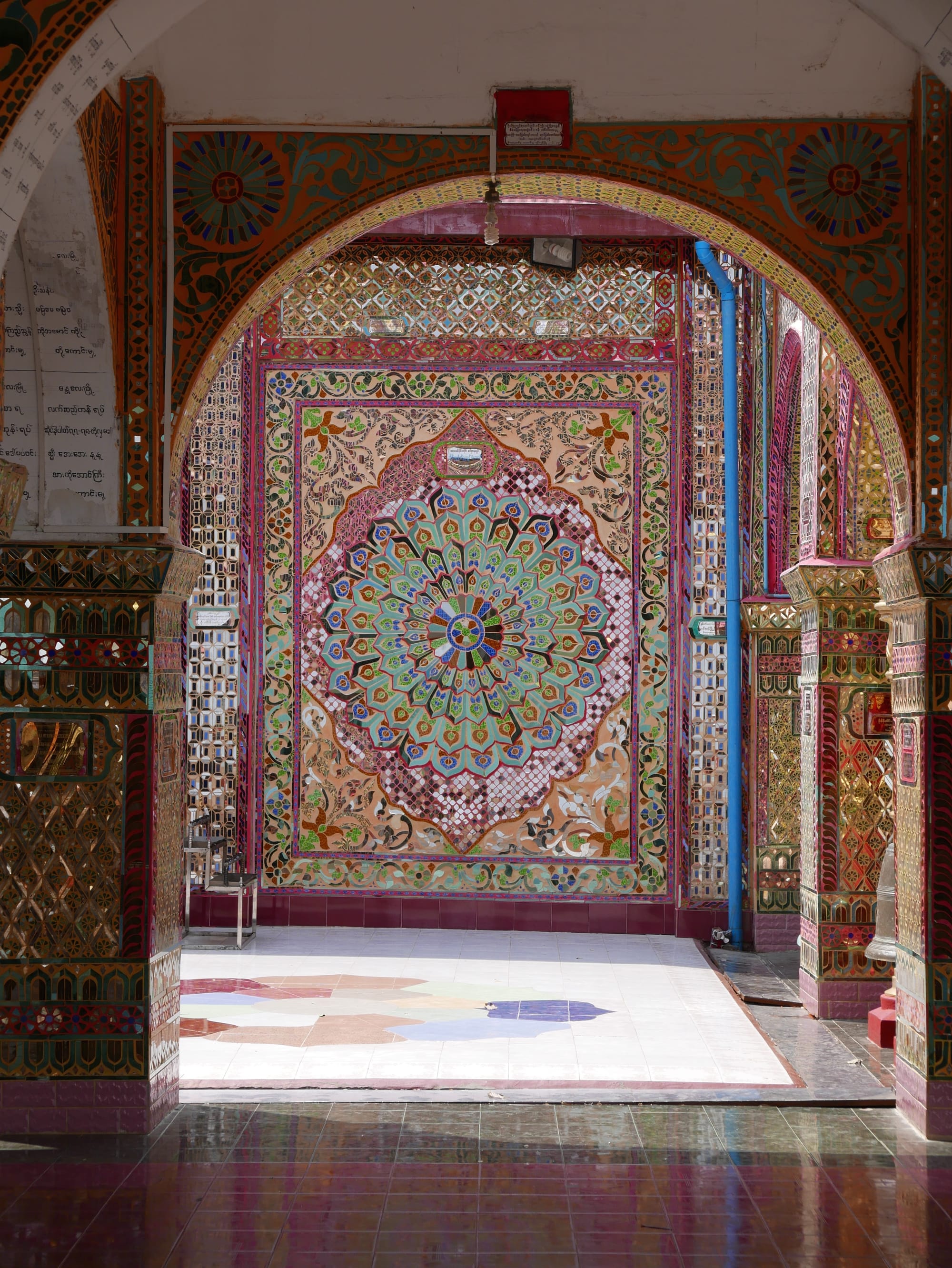 Photo by Author — the pagoda at the top of Mandalay Hill