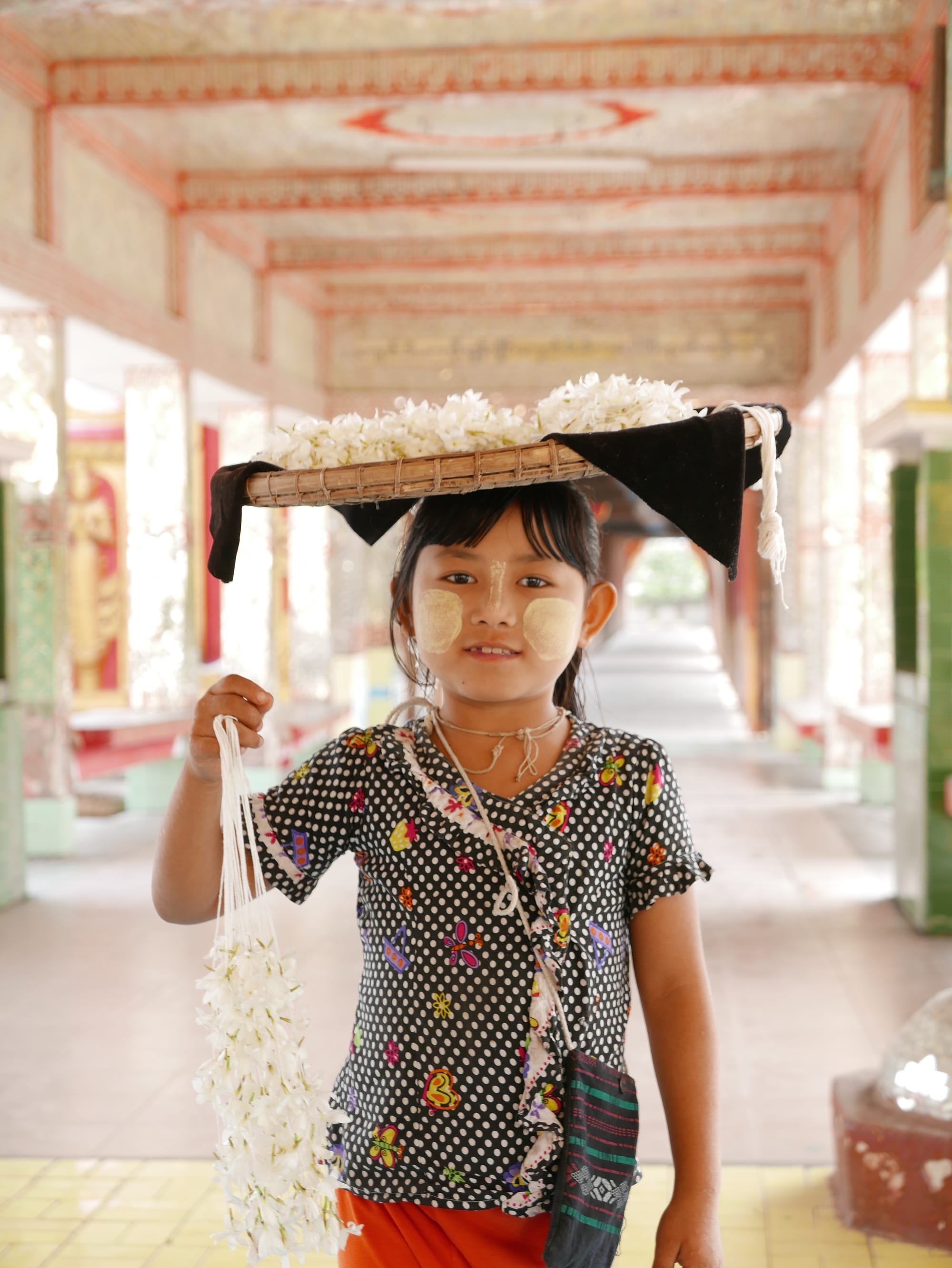 Photo by Author — Jasmine flowers (Myat Lay) seller
