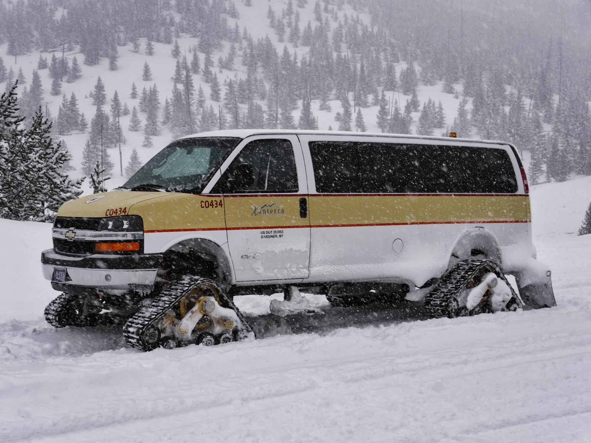 Photo by Author — snow coach