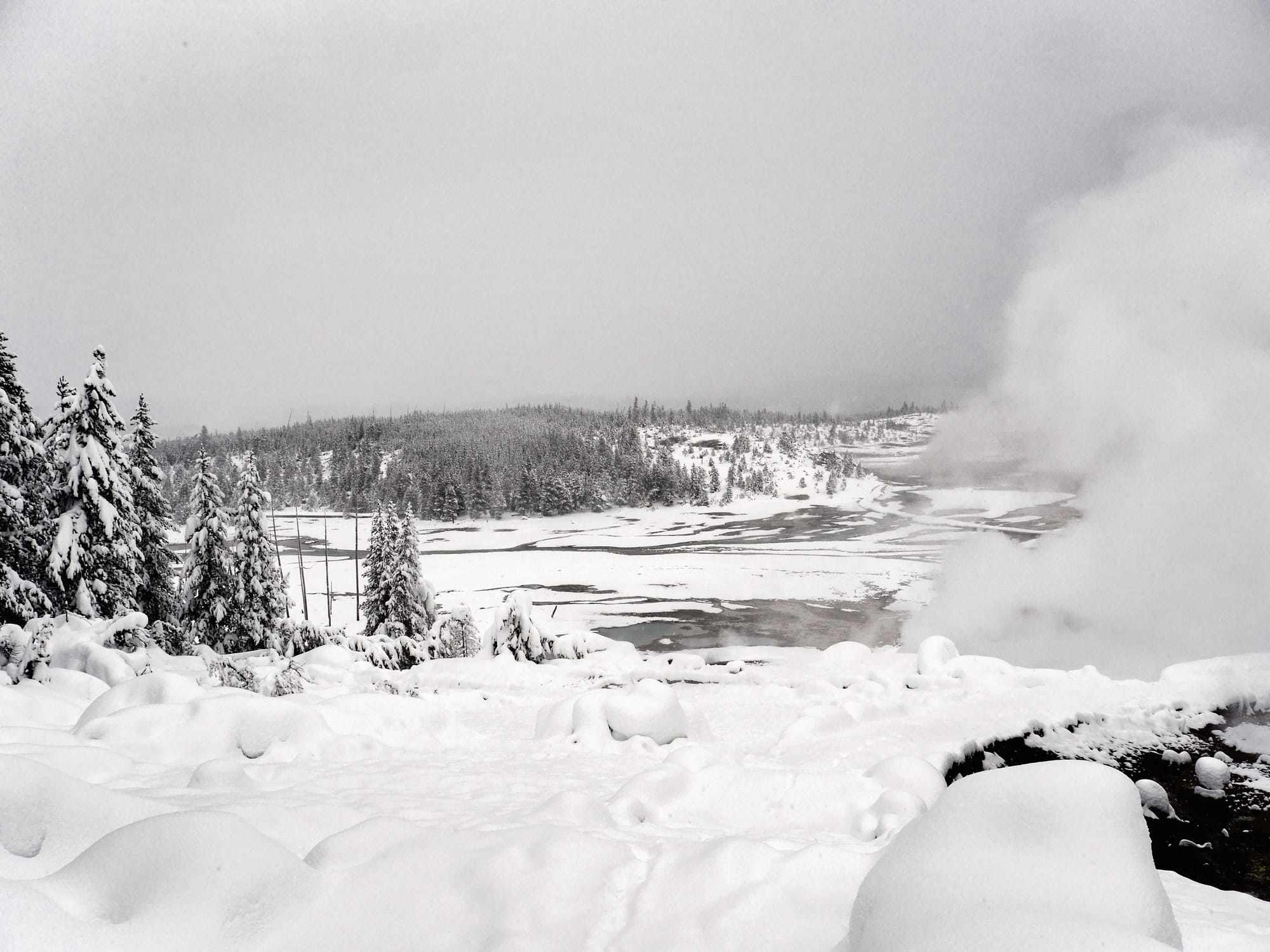Photo by Author — the lower thermal features