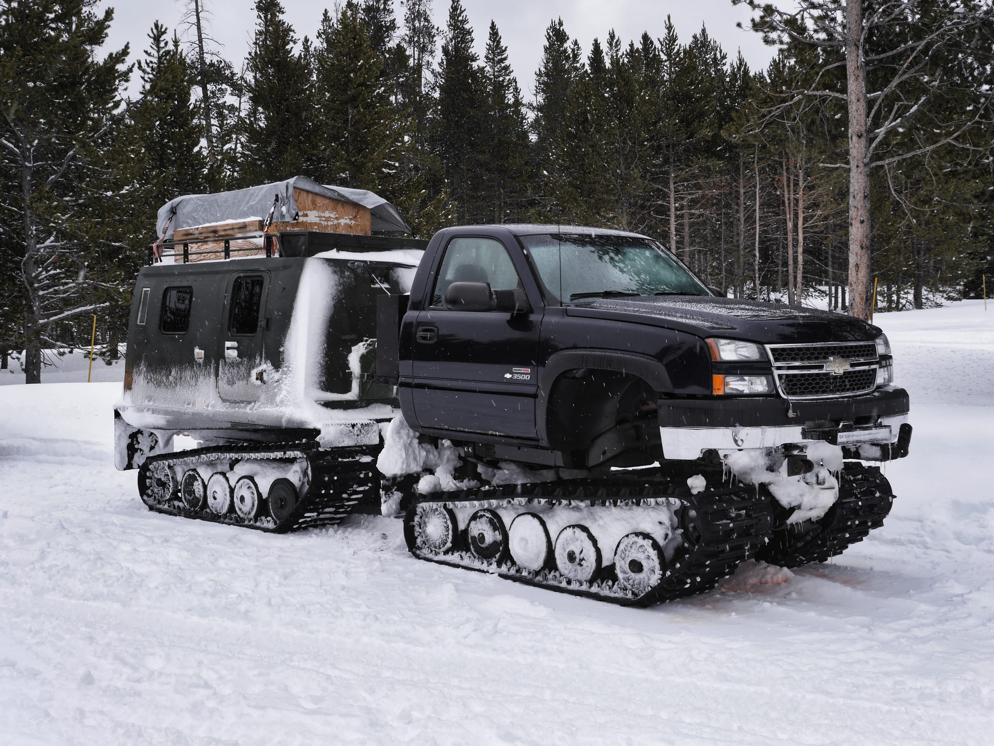 Photo by Author — an interesting type of snow coach