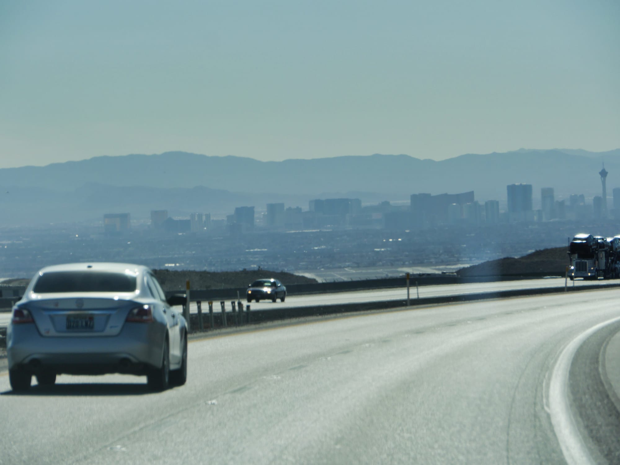 Photo by Author — reaching Las Vegas