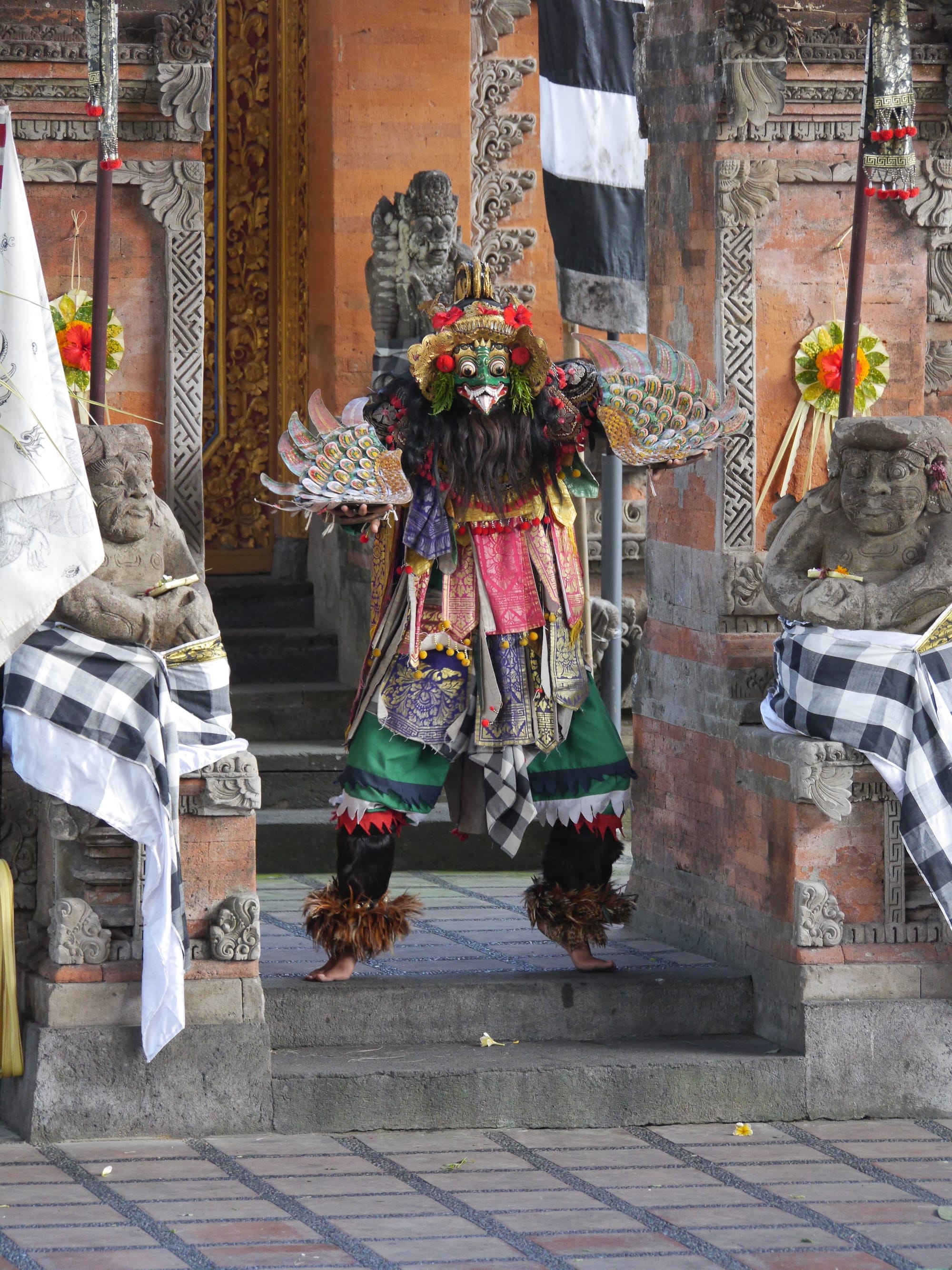Photo by Author — the bird — Sahadewa Barong and Kris Dance, Bali, Indonesia