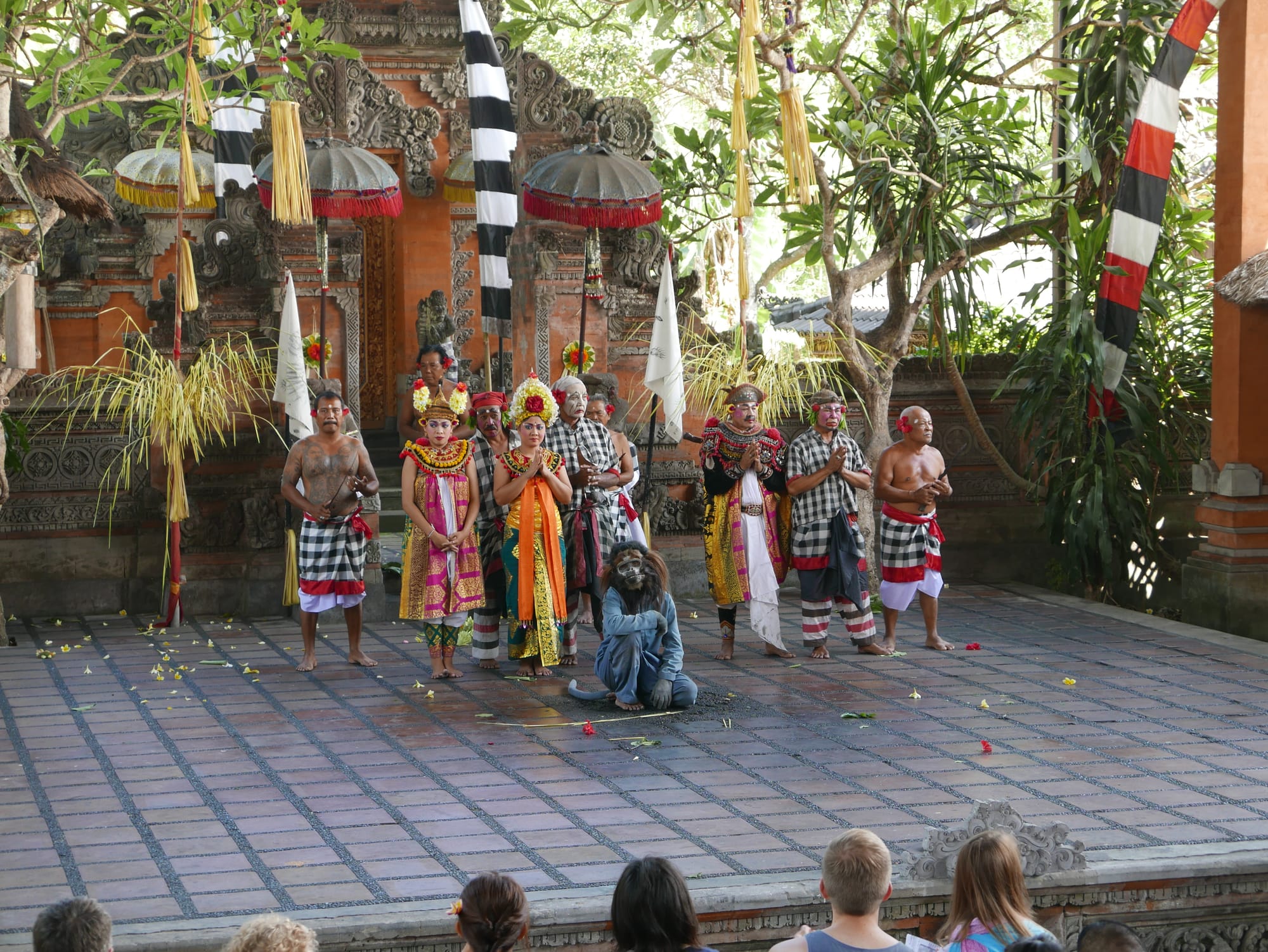 Photo by Author — The End — Sahadewa Barong and Kris Dance, Bali, Indonesia