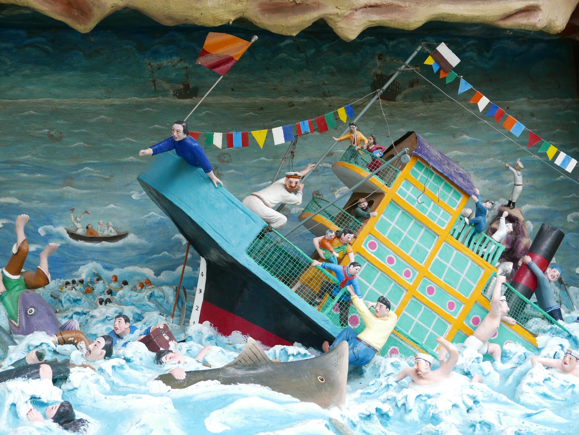 Photo by Author — shipwreck — Haw Par Villa, Singapore