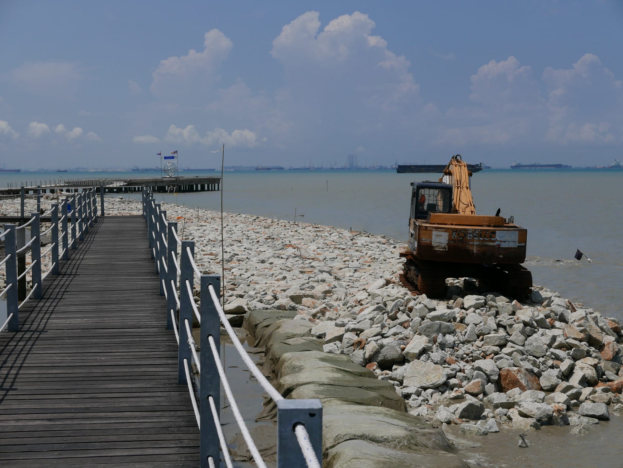 Photo by Author — coastal protection — Tanjung Piai National Park