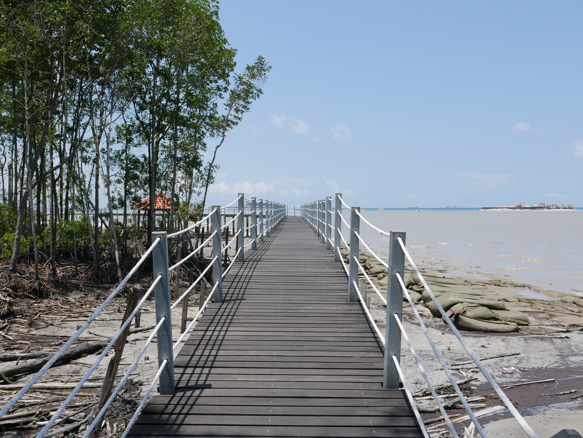 Photo by Author — walkway — Tanjung Piai National Park
