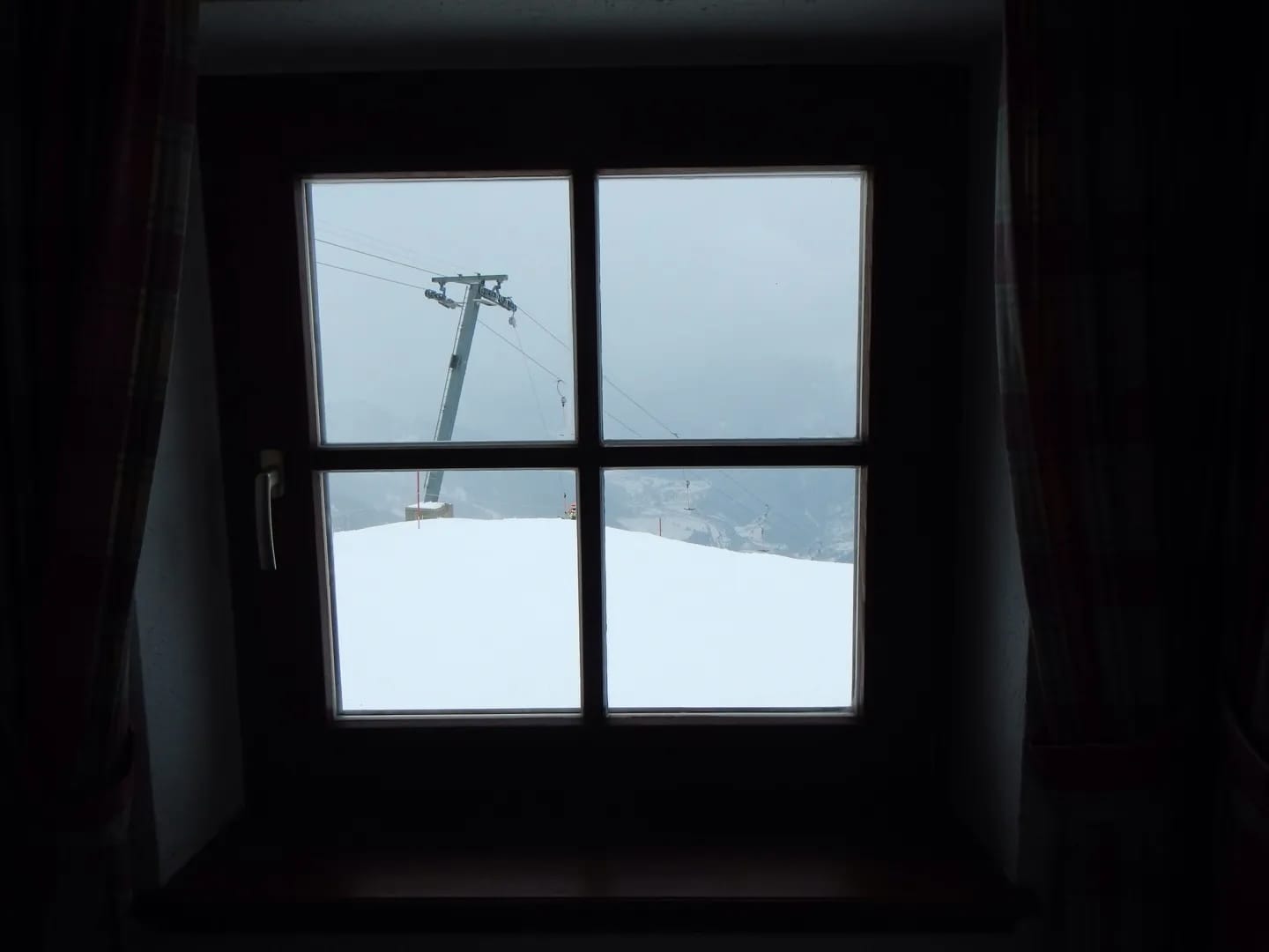 Photo by Author — View from the Kapall Restaurant — a bleak day out there