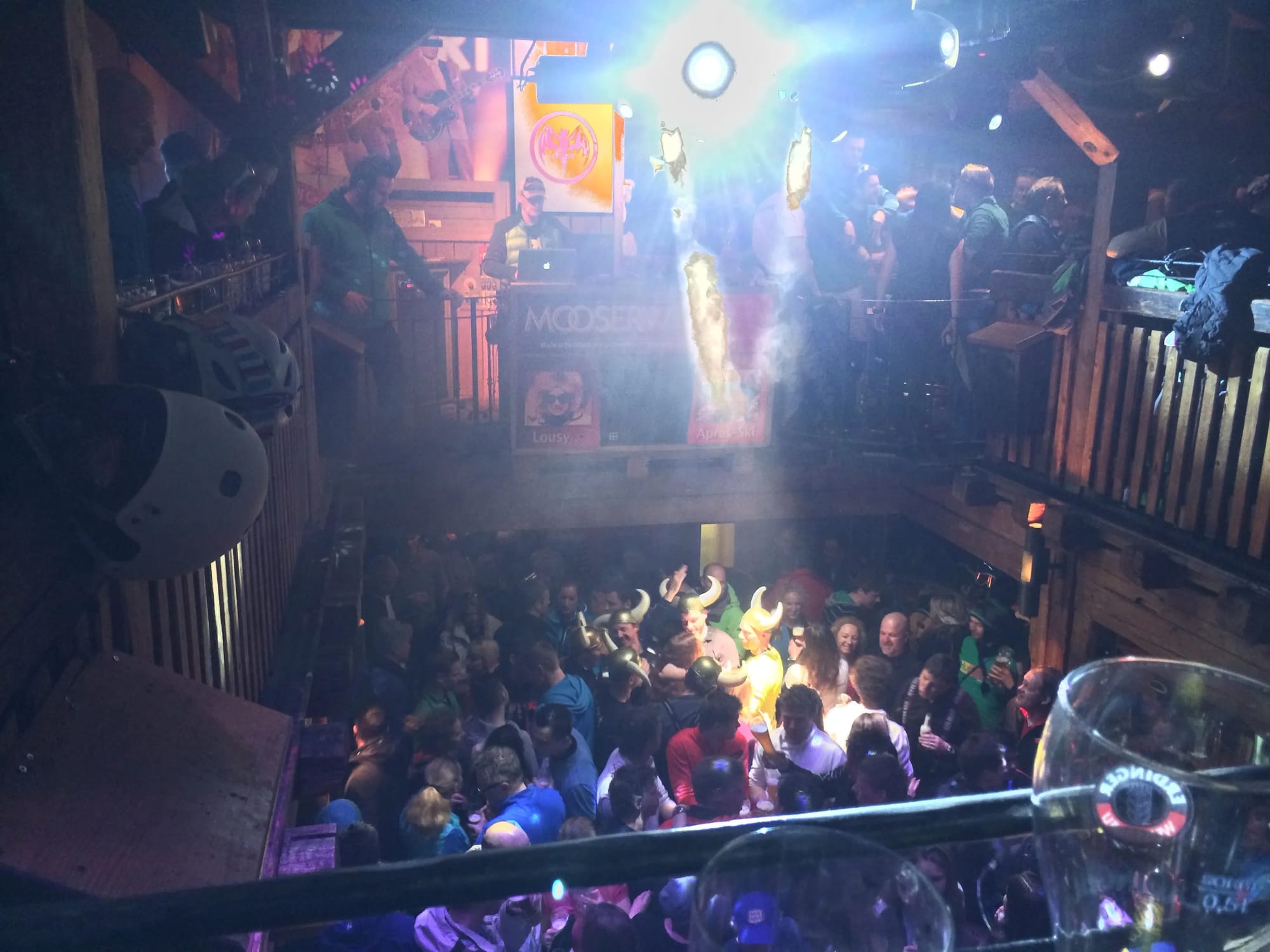 Photo by Author — partying inside Mooserwirt
