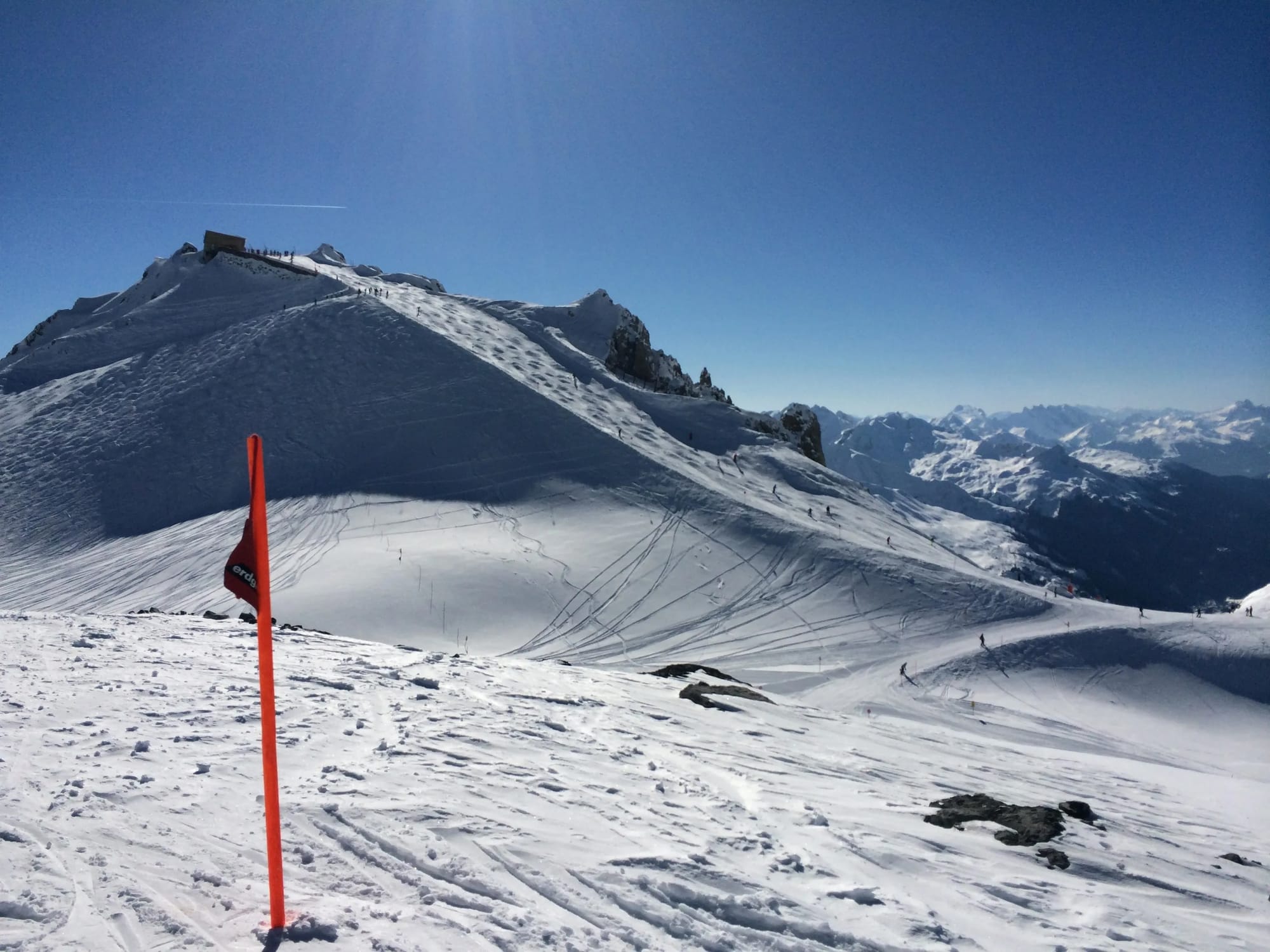 Photo by Author — the Valluga ski run