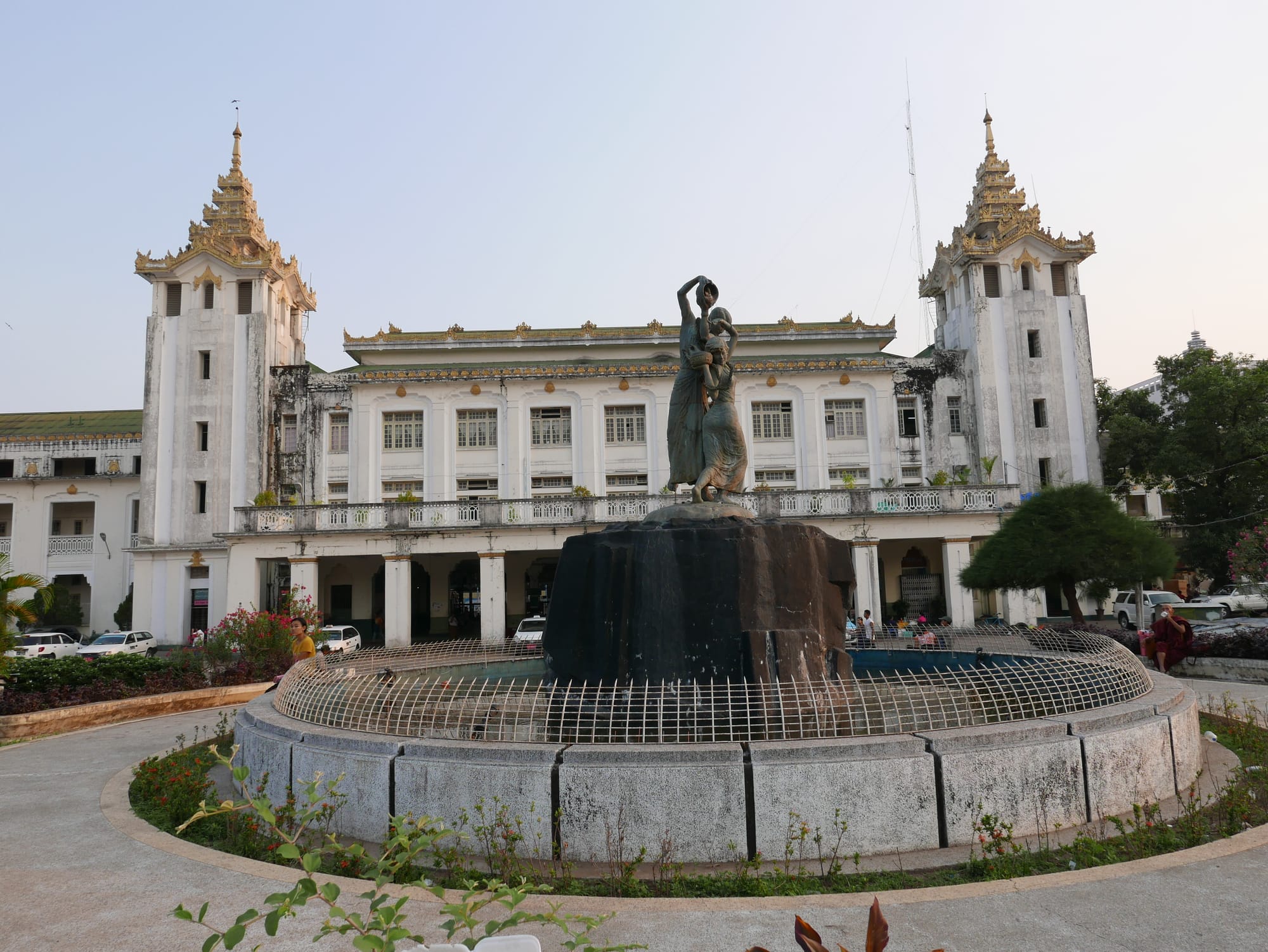 Photo by Author — Yangon (Rangoon) Central Railway Station, Myanmar (Burma)