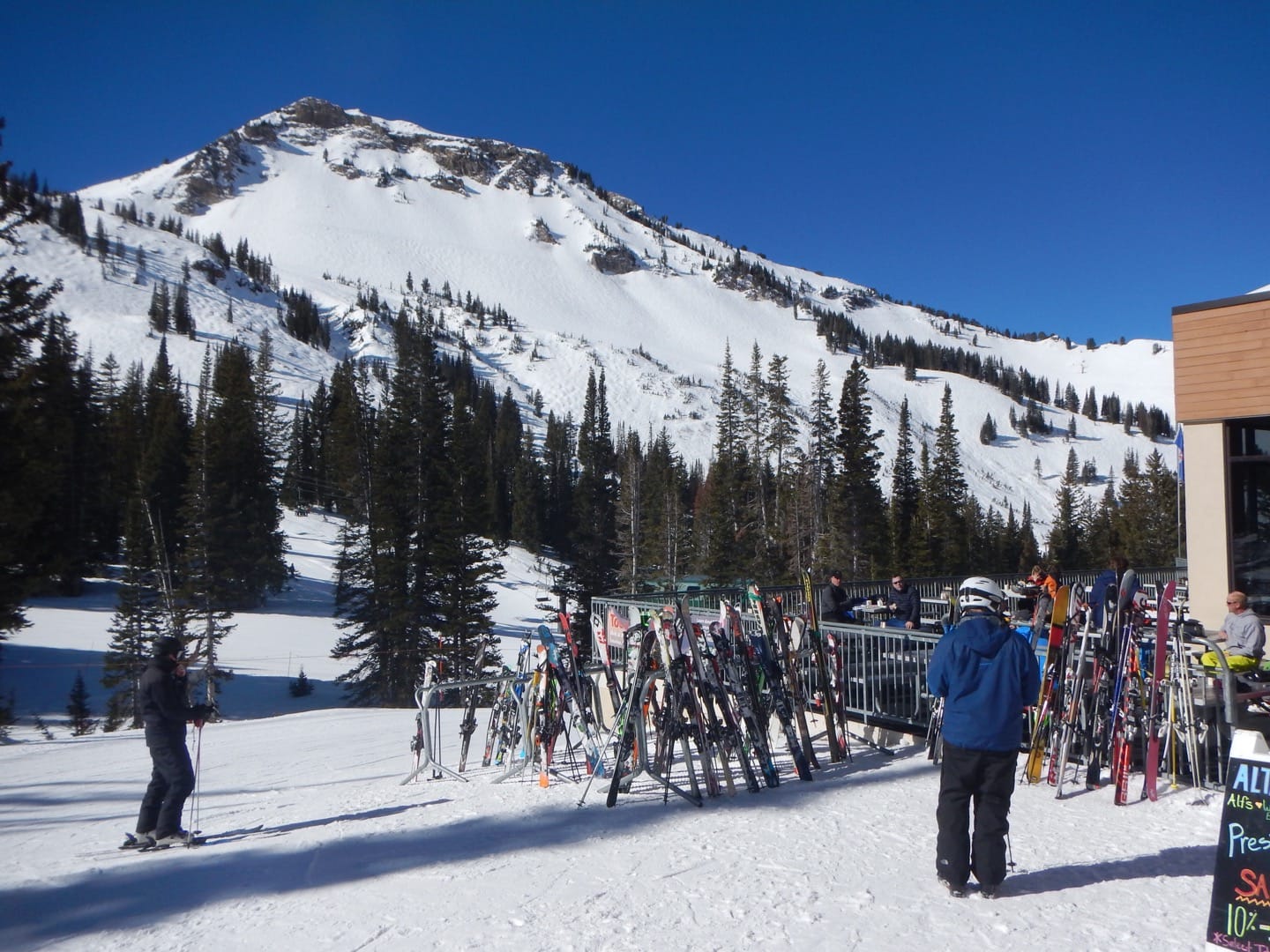 Photo by Author — view from Alf's Restaurant, Alta, Utah