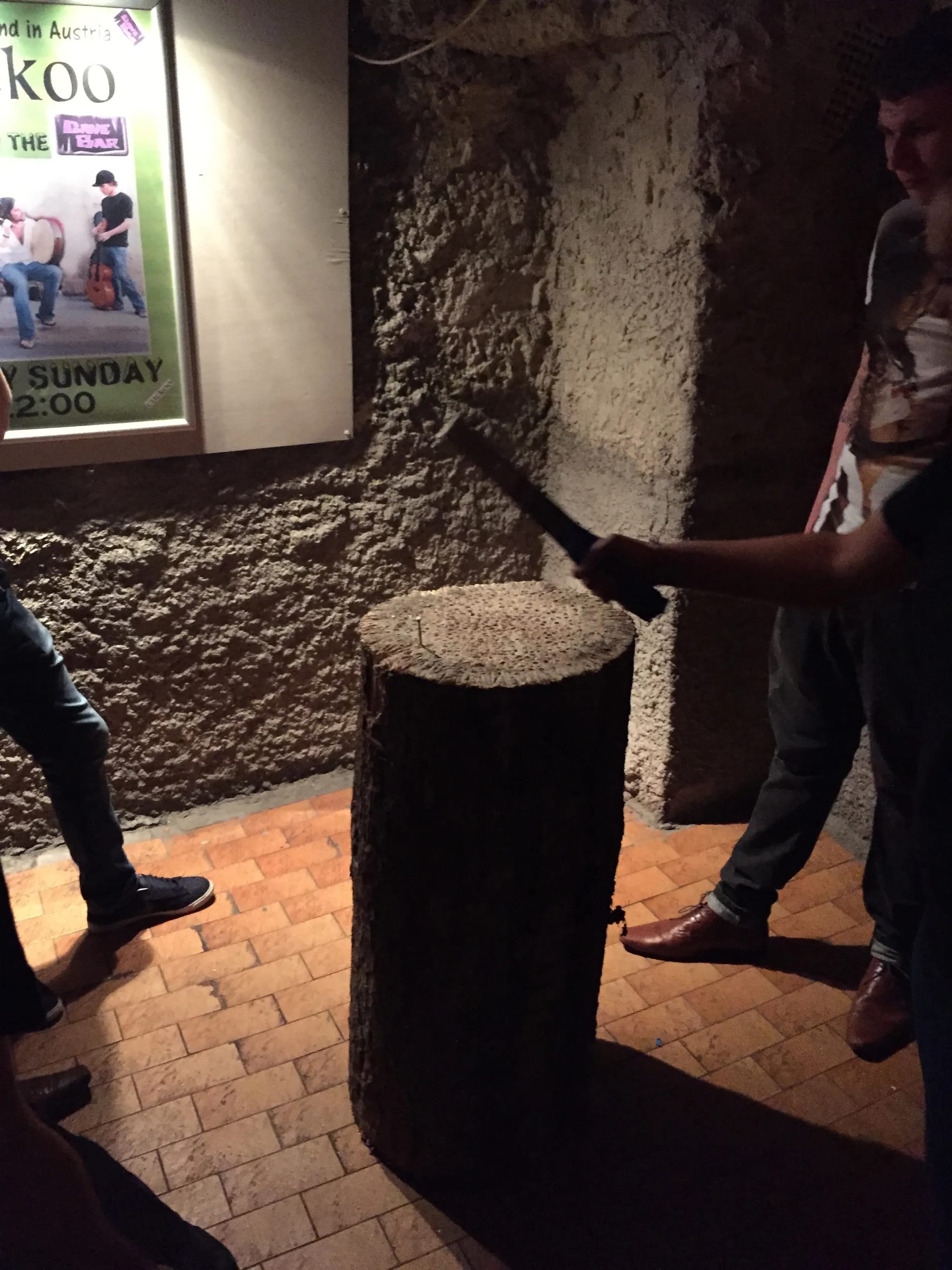 Photo by Author — nails — an Austrian bar game