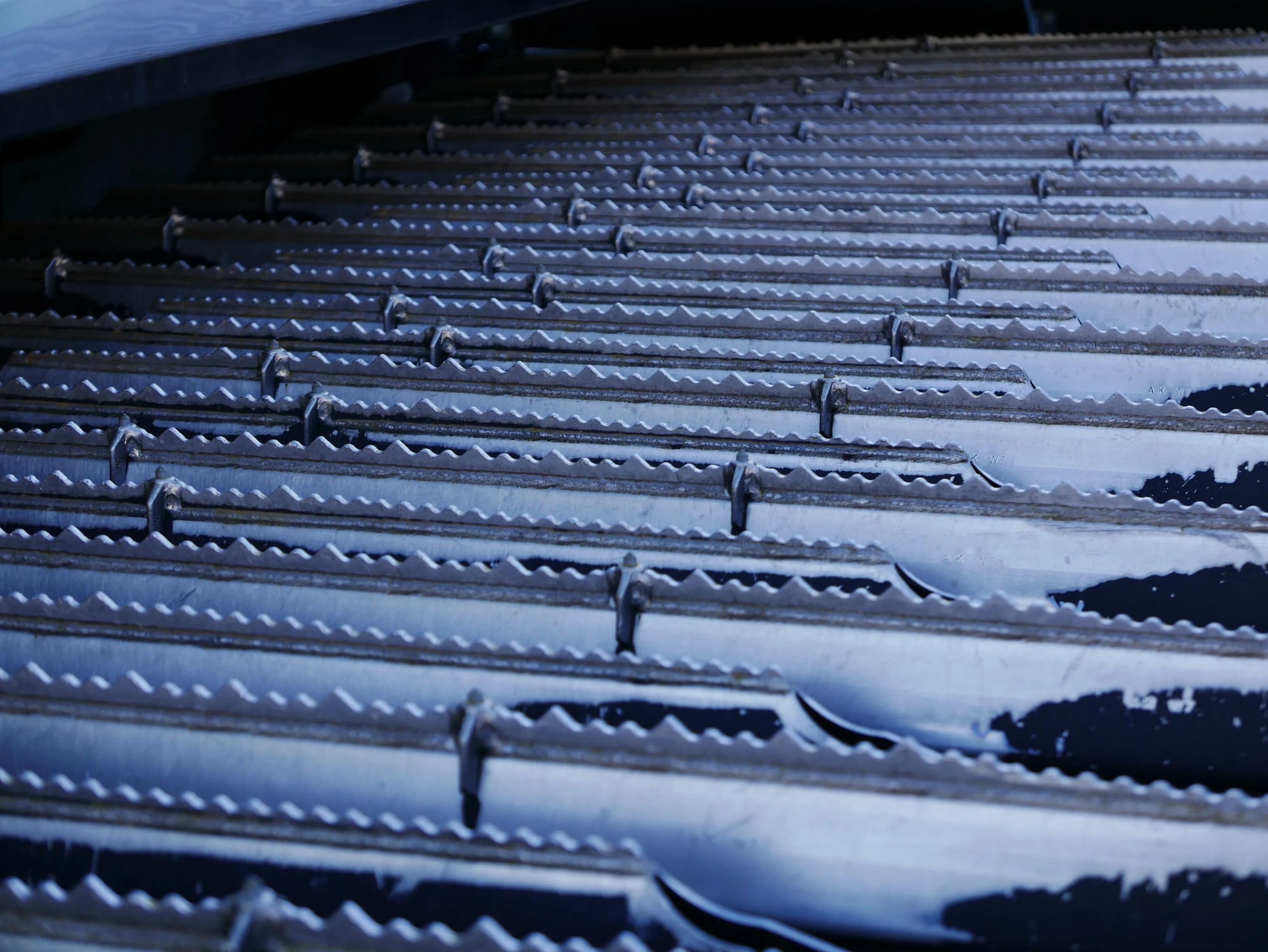 Photo by Author — tracks on a piste bashers/bully