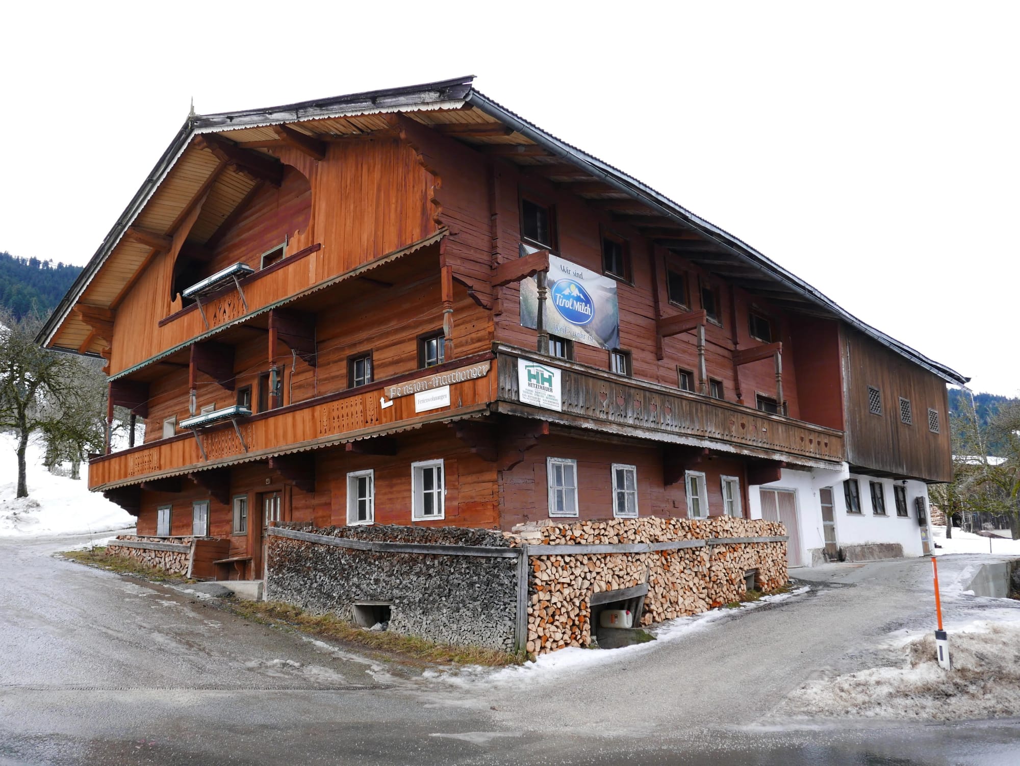 Photo by Author — Niederau wood stacking