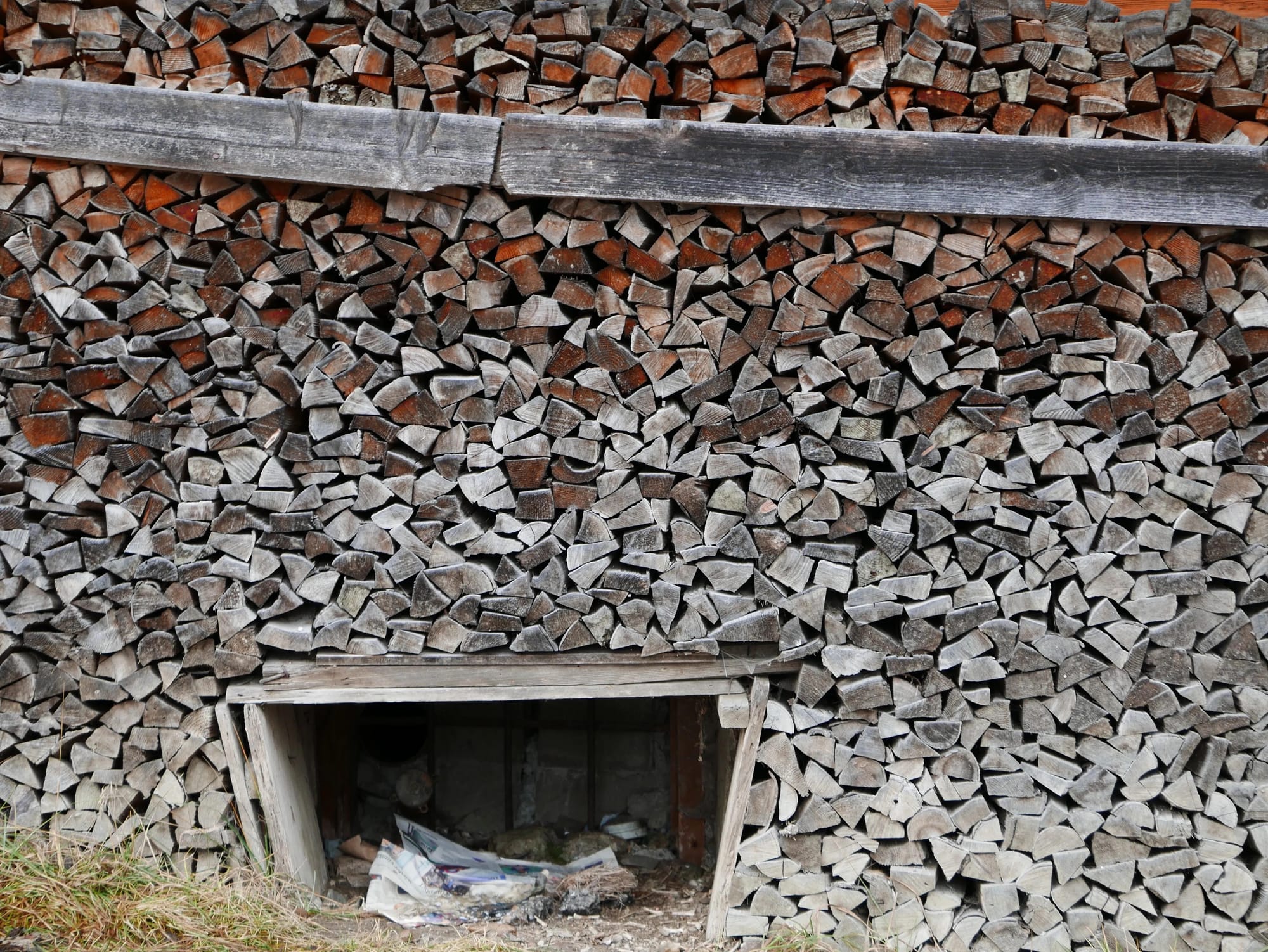 Photo by Author — Niederau wood stacking
