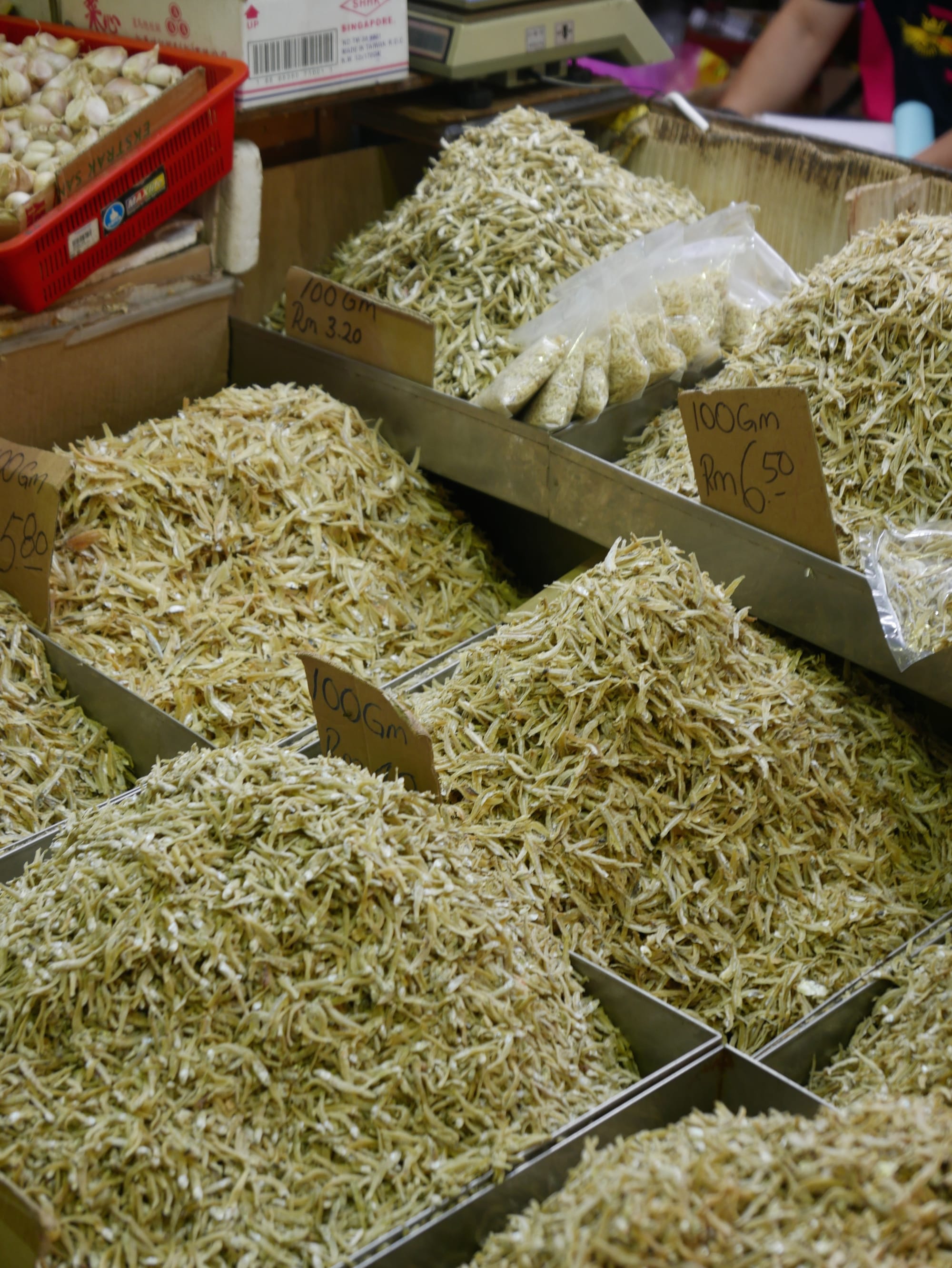Photo by Author — dried anchovies — Bestmart, Johor Bahru