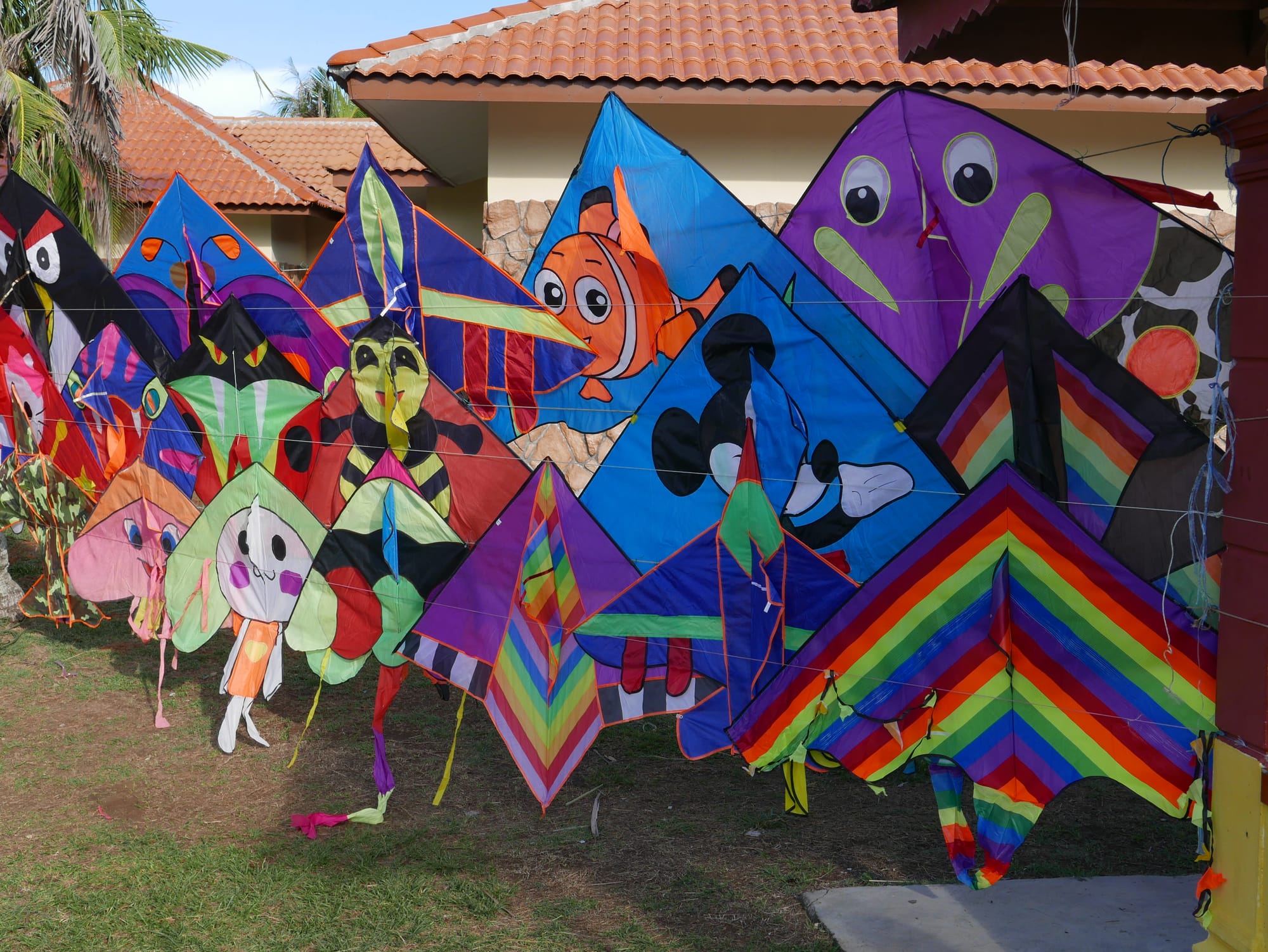 Photo by Author — kite stall — Tanjung Balau Beach, Kota Tinggi, Johor, Malaysia