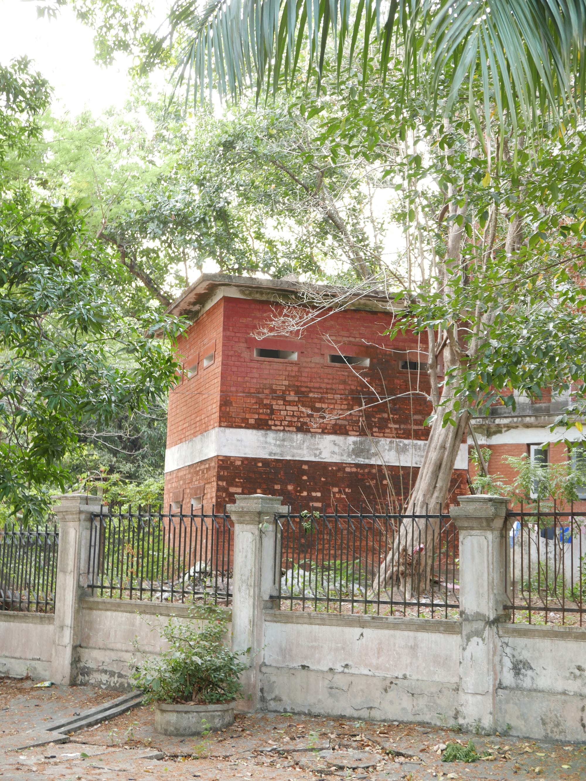 Photo by Author — mysterious guard house — Yangon