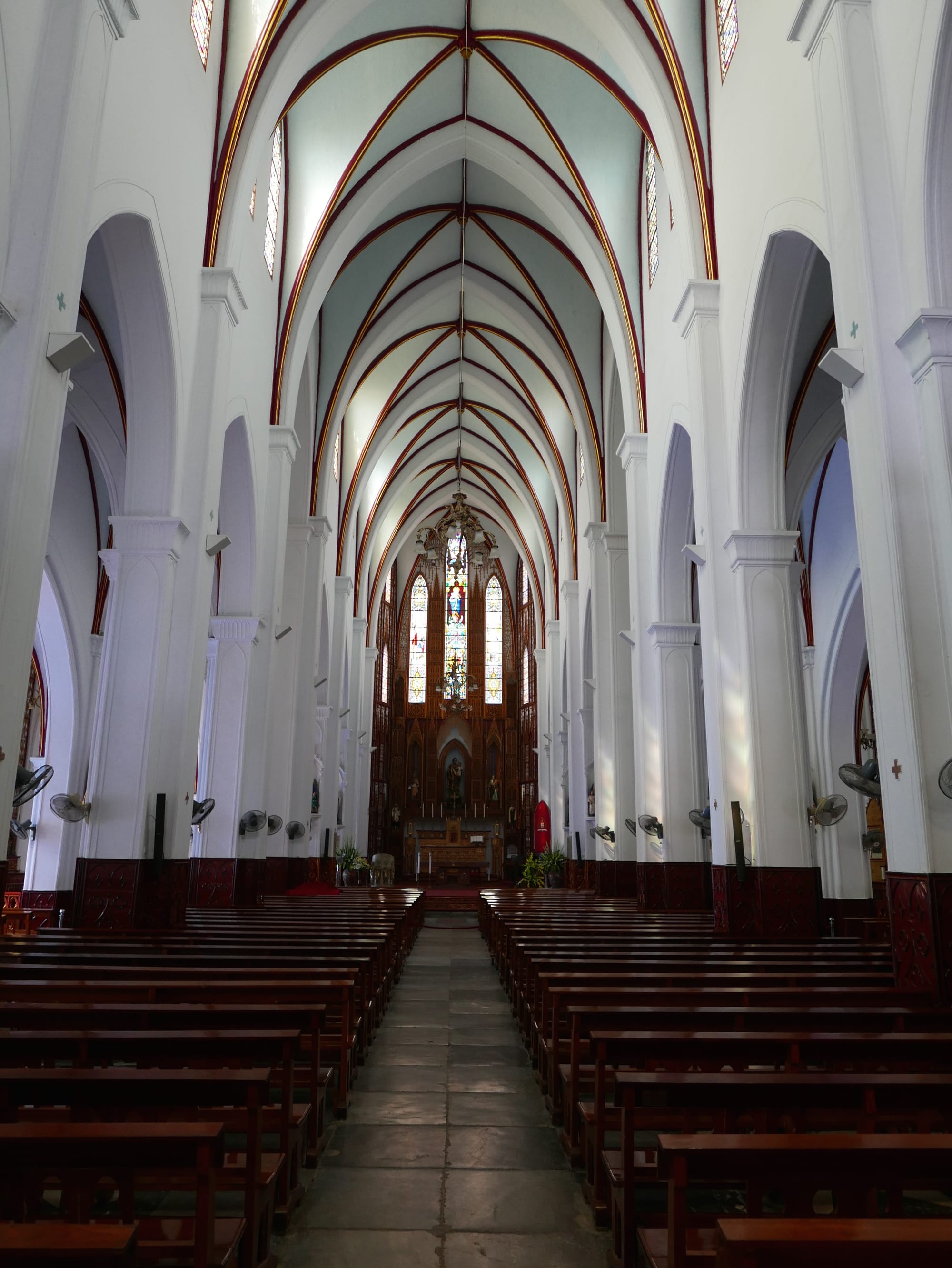 Photo by Author — inside Nhà Thờ Lớn (St. Joseph's Cathedral), 40 Nha Chung (Nhà Thờ), Hoàn Kiếm, Thành Phố Hà Nội, Hanoi, Vietnam