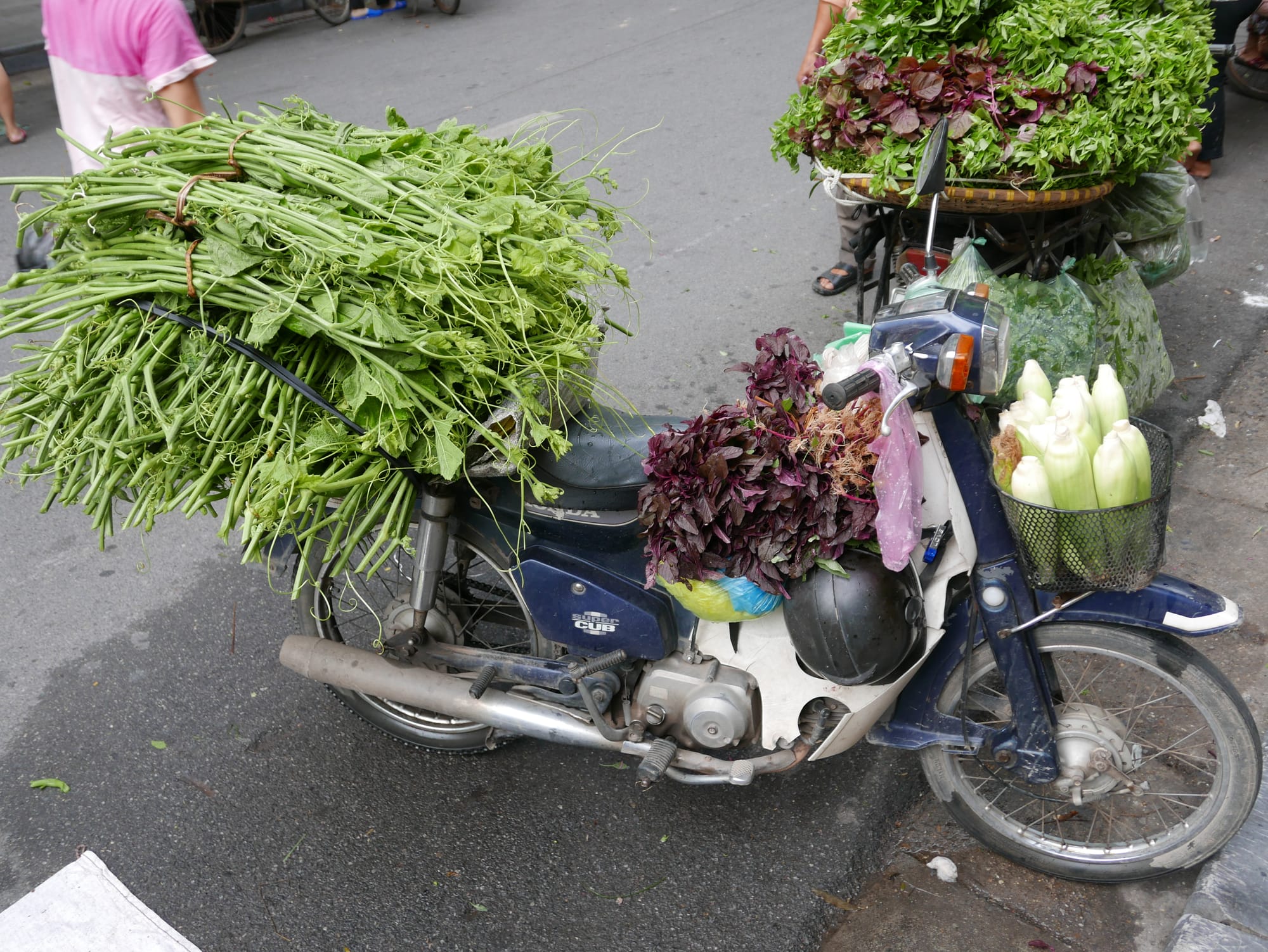 Photo by Author — Street Market near Hồ Hoàn Kiếm (Hoan Kiem Lake), Hanoi, Vietnam