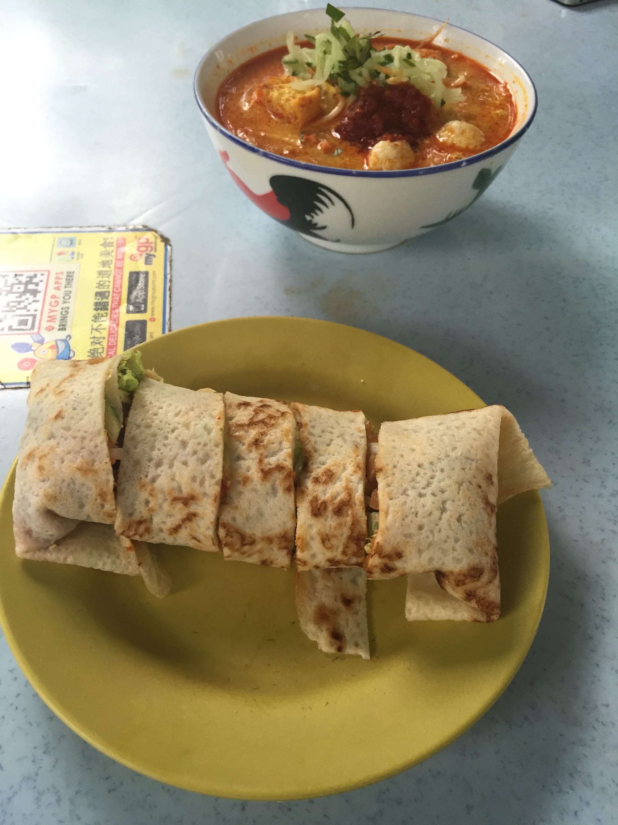 Photo by Author — breakfast at Baba Low’s, Malacca, Malaysia