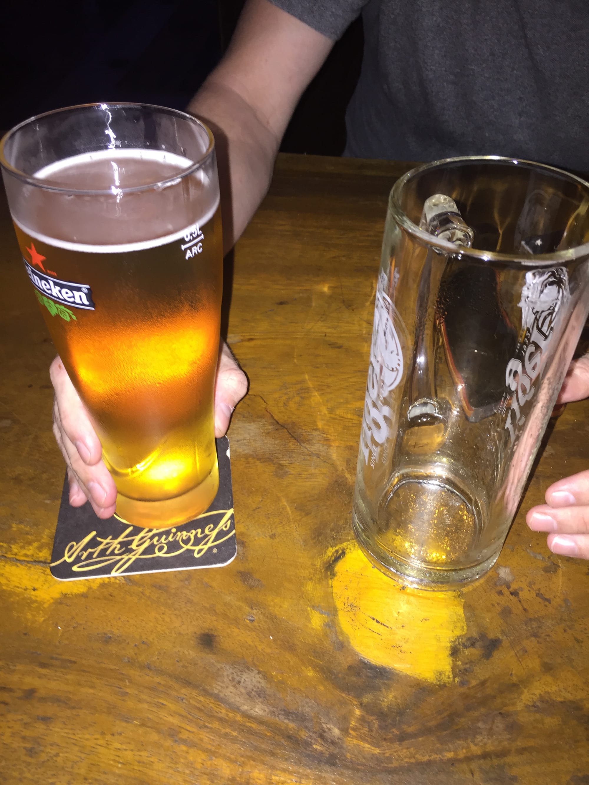 Photo by Author — beers at the Ming Cafe | 明店, Miri, Sarawak, Malaysia