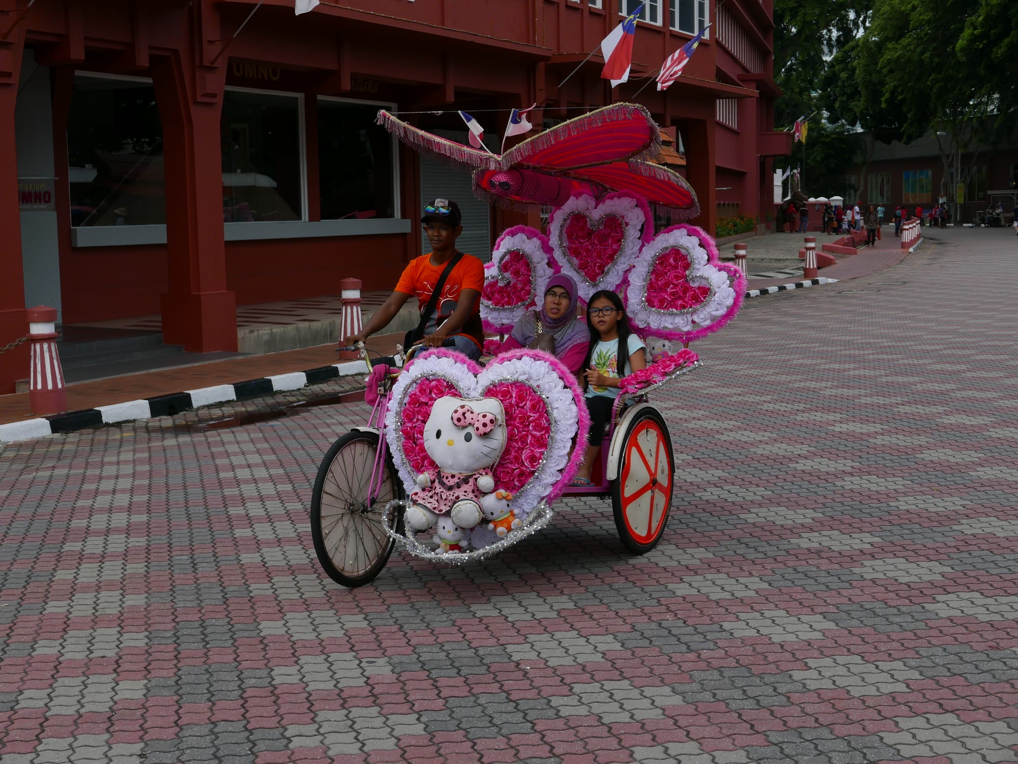Photo by Author — The Strange Trishaws of Malacca, Malaysia