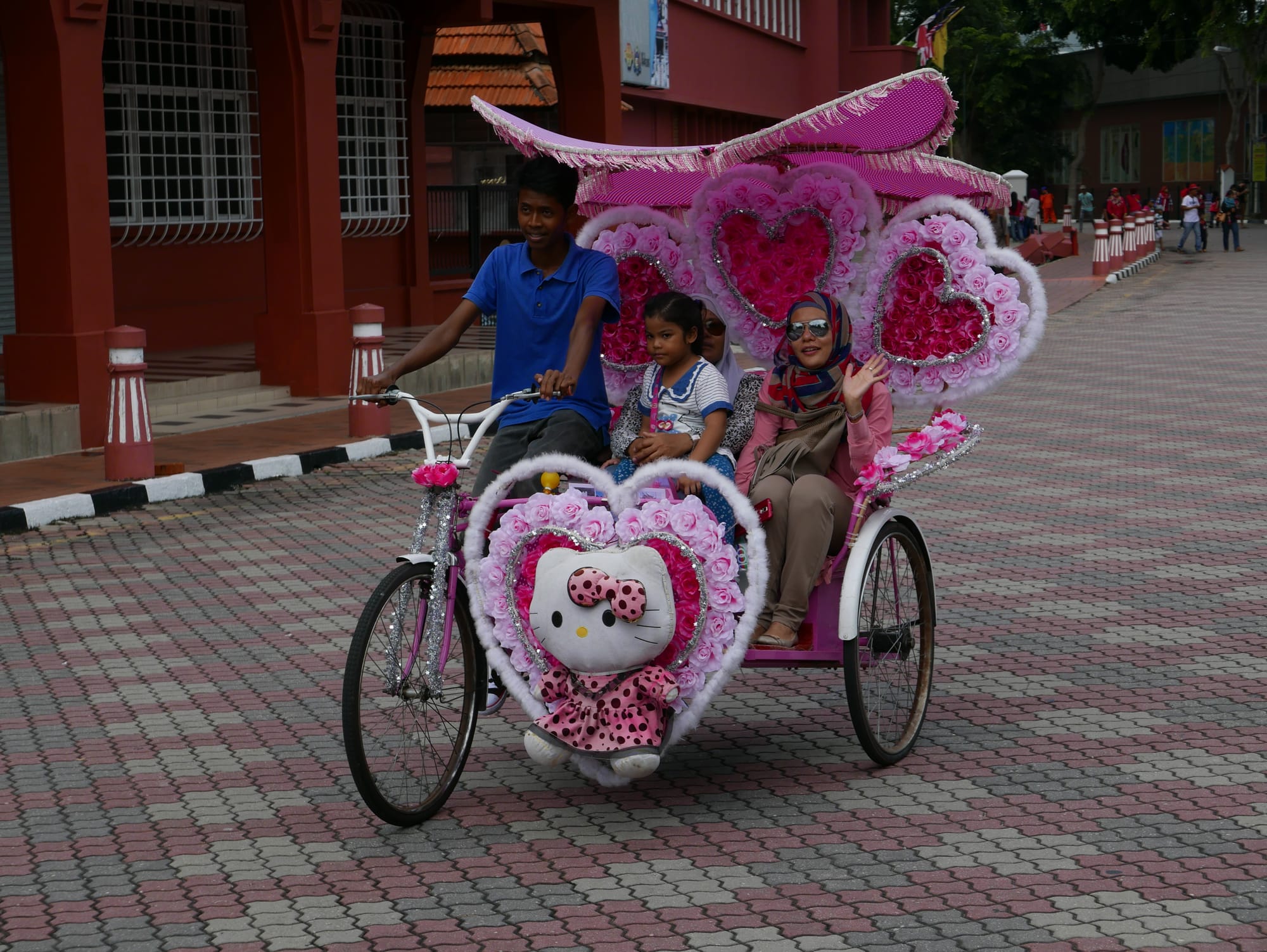 Photo by Author — The Strange Trishaws of Malacca, Malaysia
