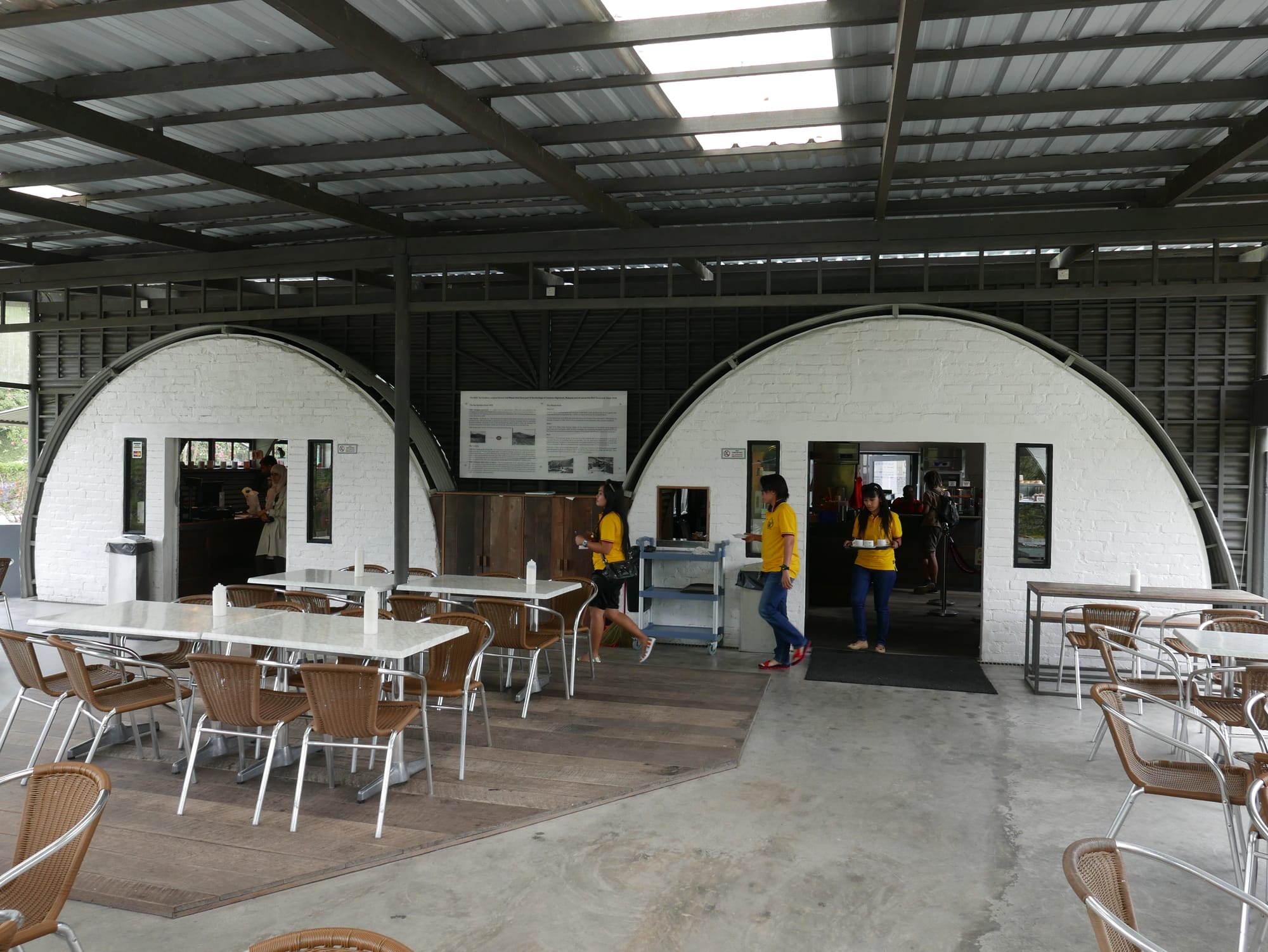 Photo by Author — Nissen huts at the BOH Tea Plantations, Cameron Highlands, Malaysia