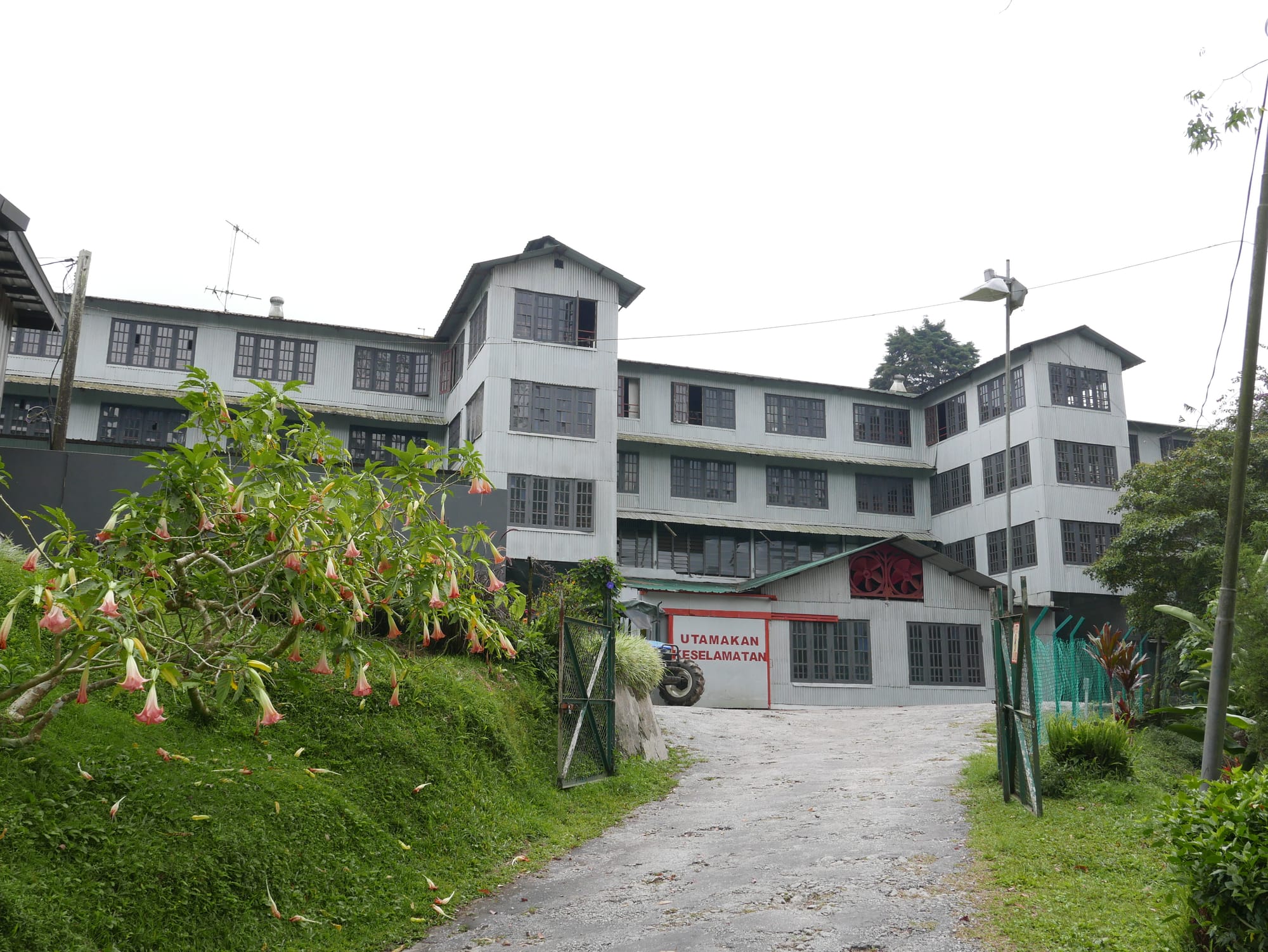 Photo by Author — the old factory at the BOH Tea Plantations, Cameron Highlands, Malaysia