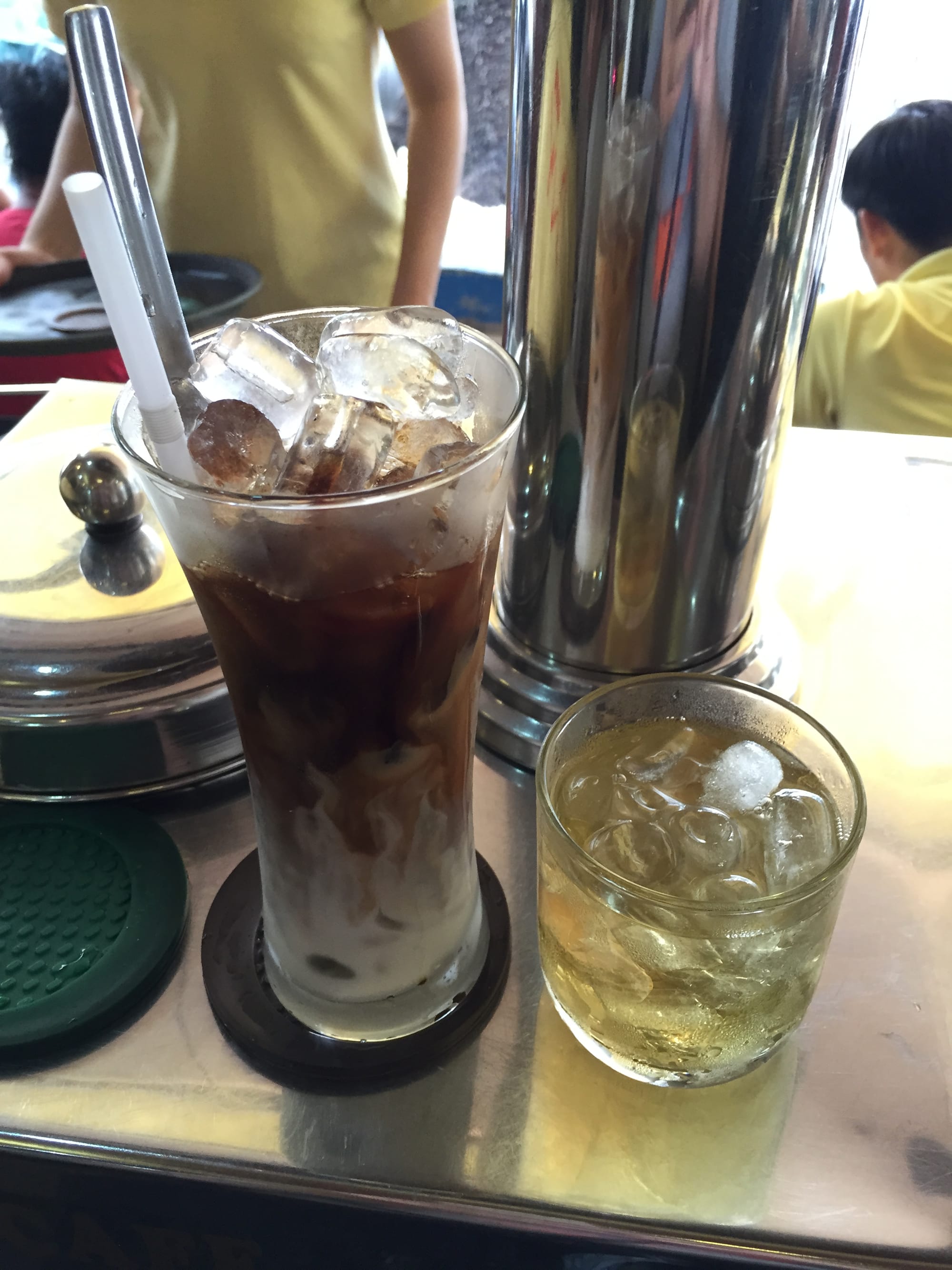 Photo by Author — iced coffee at Café Vy, 277A Lê Thánh Tôn, District 1 (Lê Anh Xuân), Ho Chi Minh City (Saigon), Vietnam