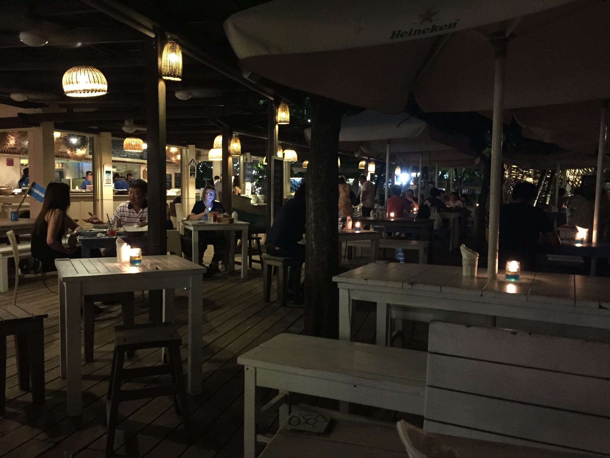 Photo by Author — Coastes, Siloso Beach, Singapore