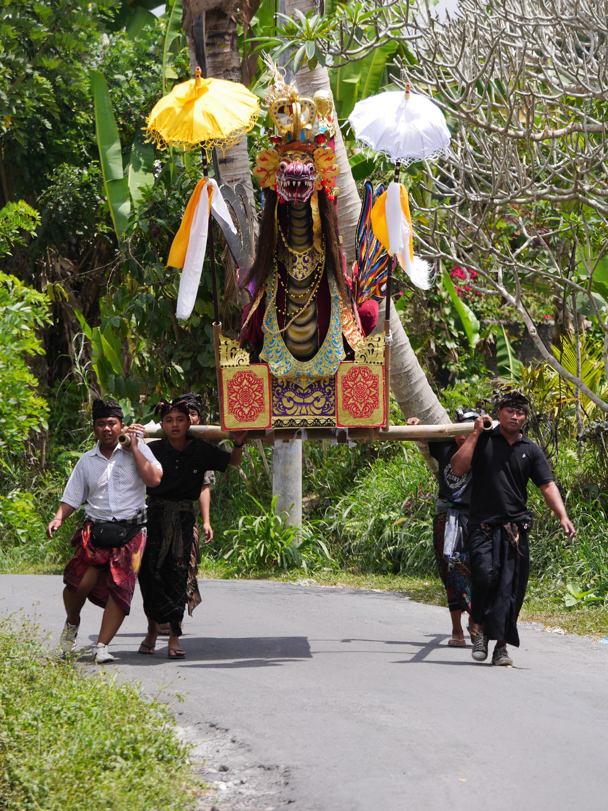 Photo by Author — a cremation procession in Bali
