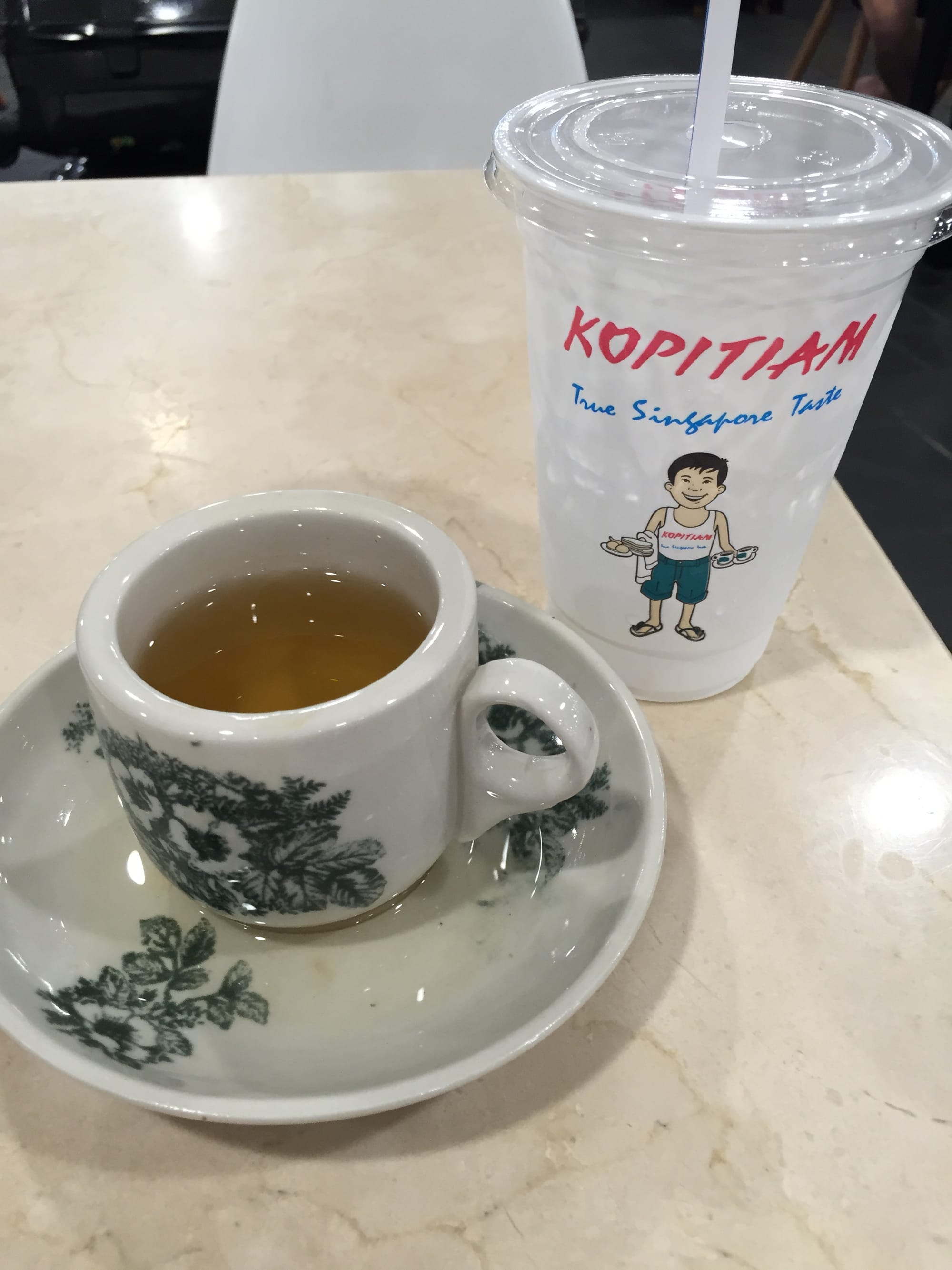 Photo by Author — lime juice and some China Fujian Oolong Tea
