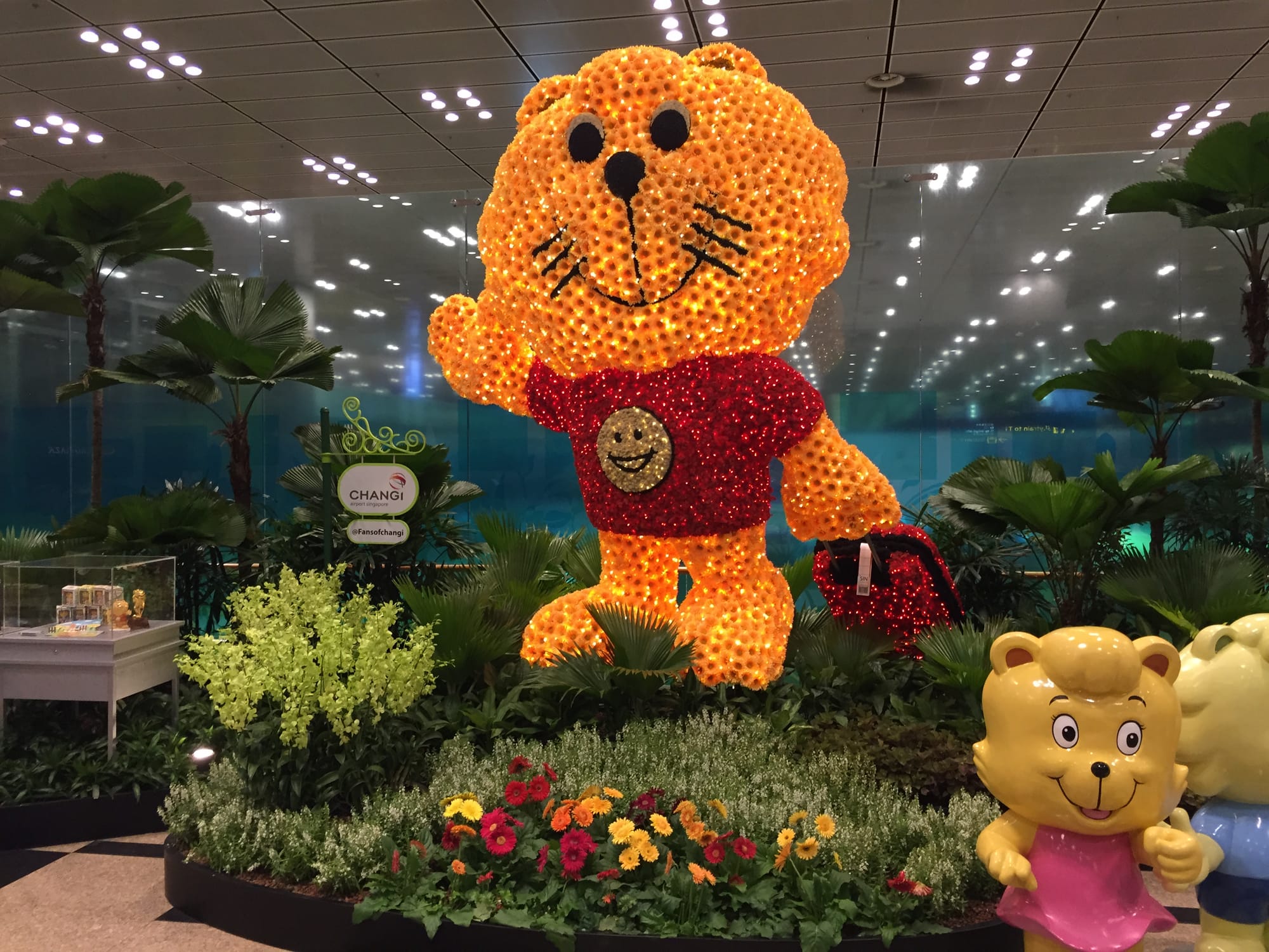 Photo by Author — display at Changi Airport (SIN), Singapore