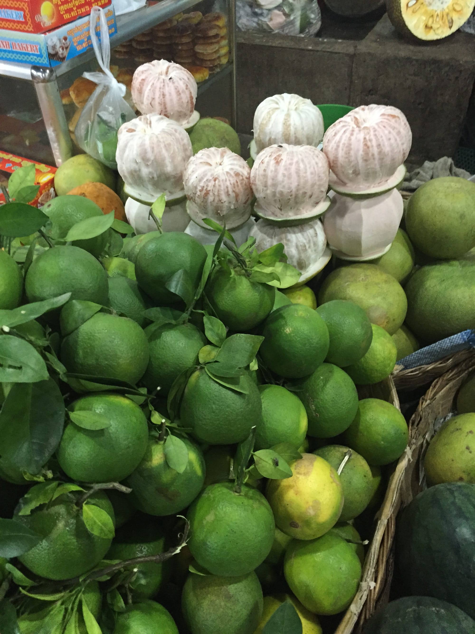 Photo by Author — local fruits — Old Market | Psar Chaa, Siem Reap (cor Street 11 and Hospital Street), Siem Reap, Cambodia